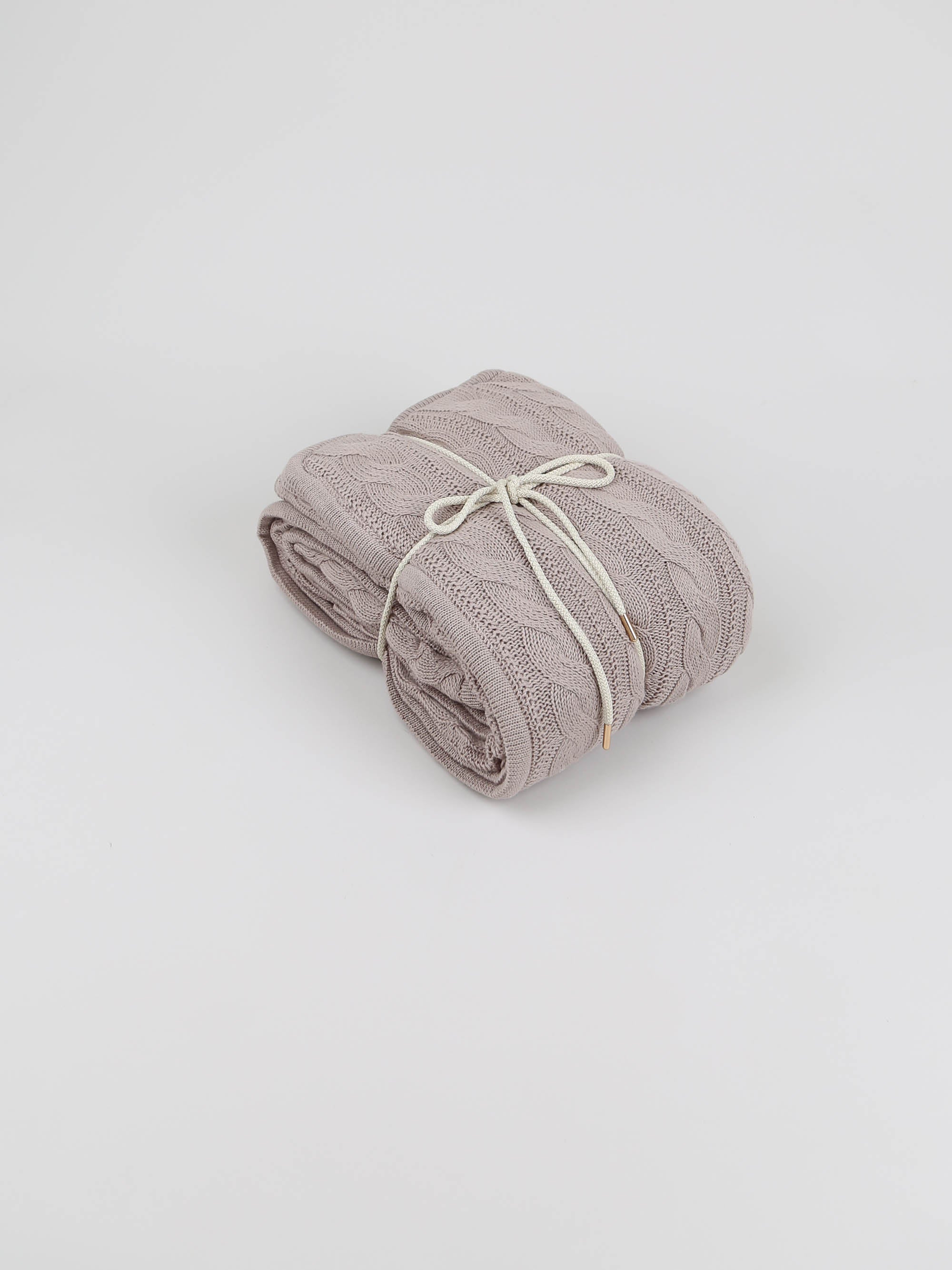 שמיכה סרוגה לתינוקות וילדים - אבן