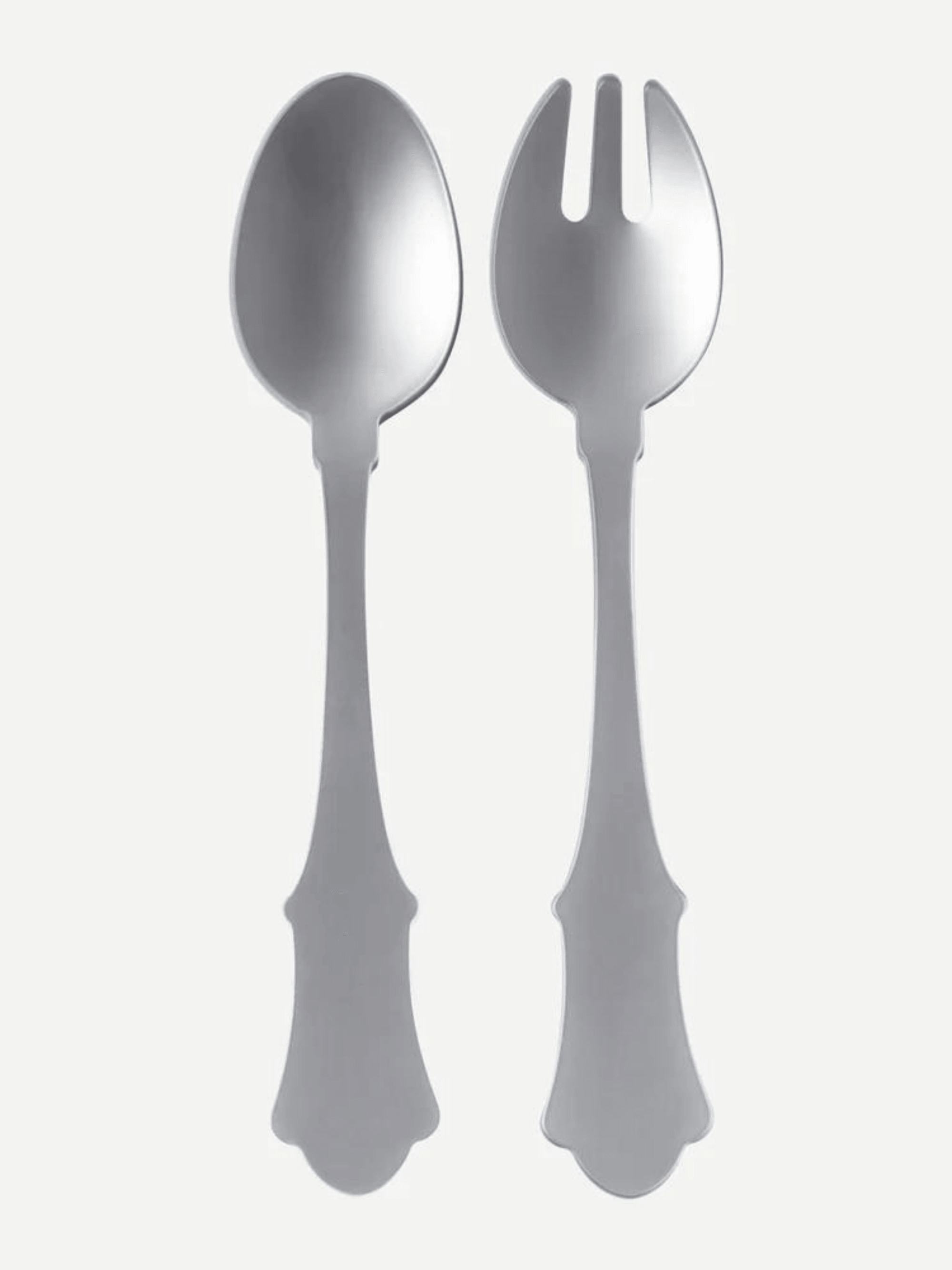 סט הגשה לסלט - אפור