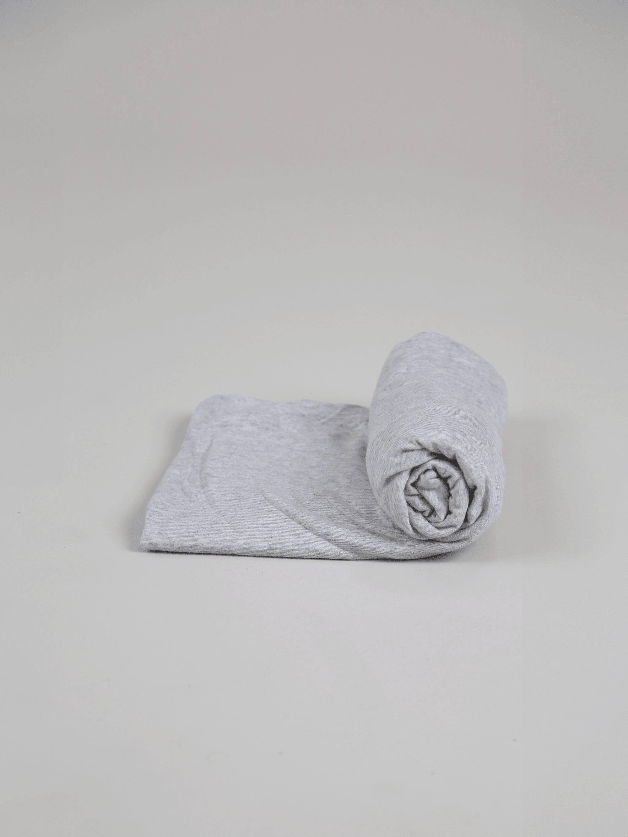 סדינים לתינוק טריקו ג׳רסי Melange - אפור מלאנג'