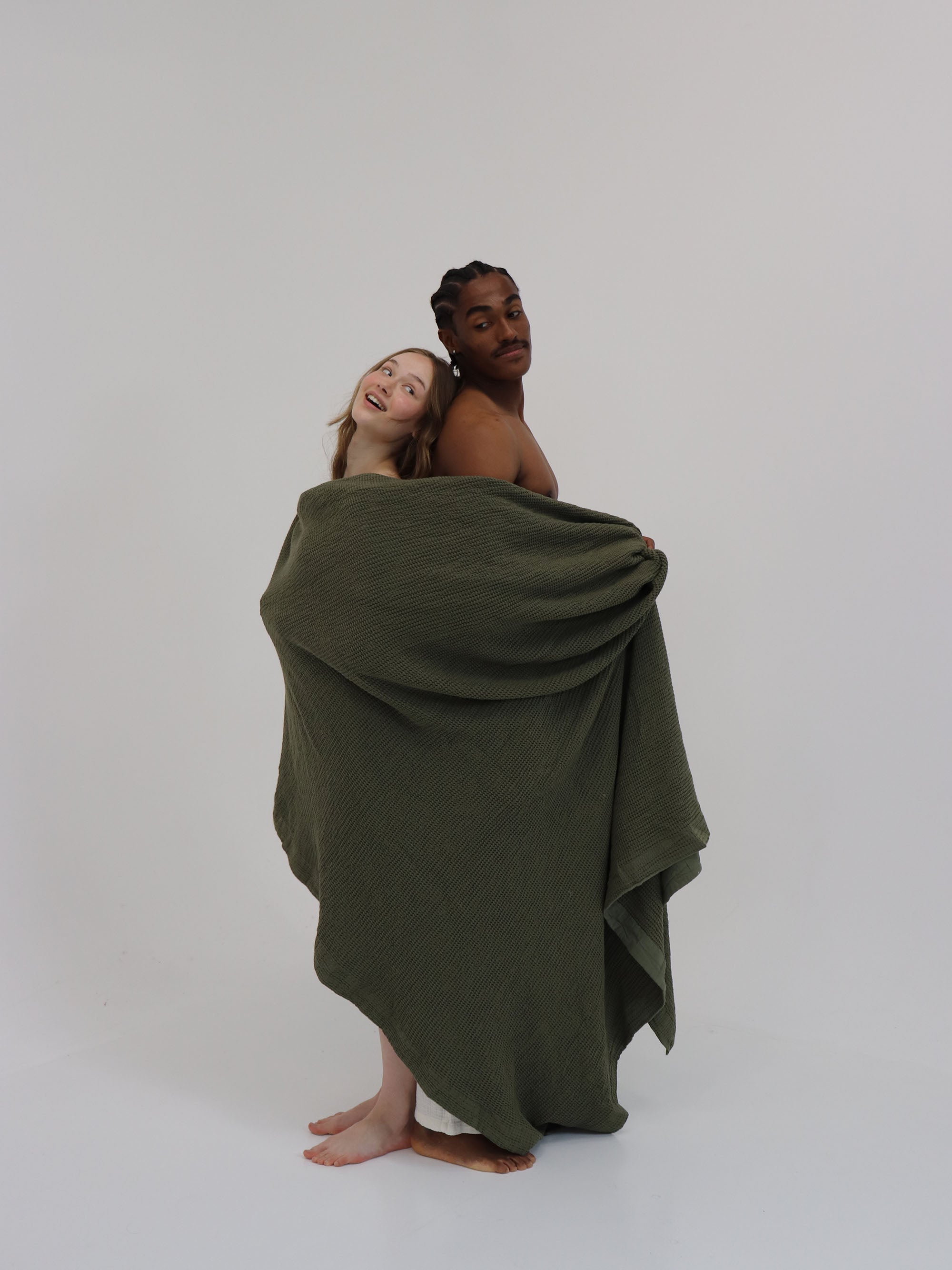 כיסוי מיטה BAMBOO - זית