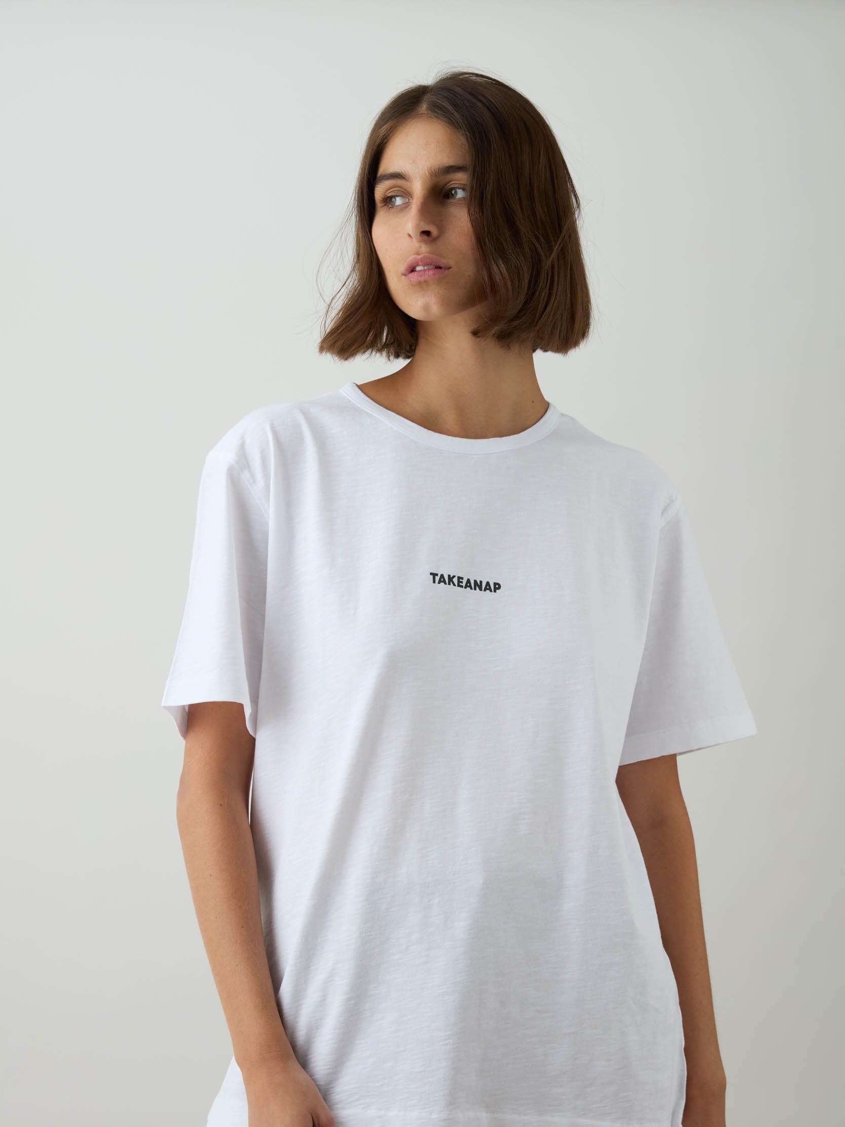 החולצה האורגנית יוניסקס - לבן