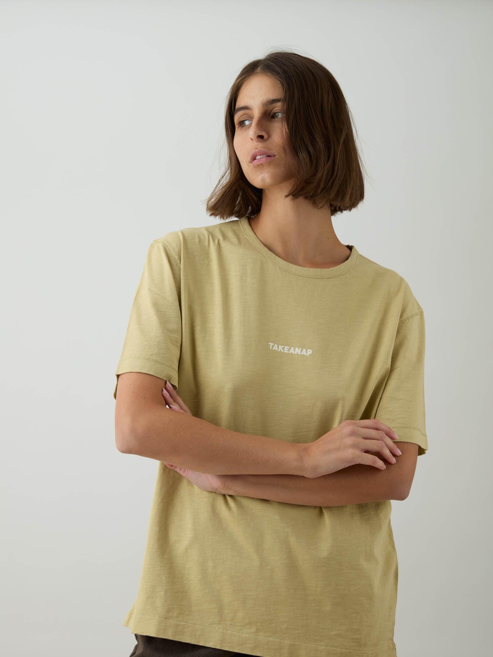 החולצה האורגנית יוניסקס - גולדי