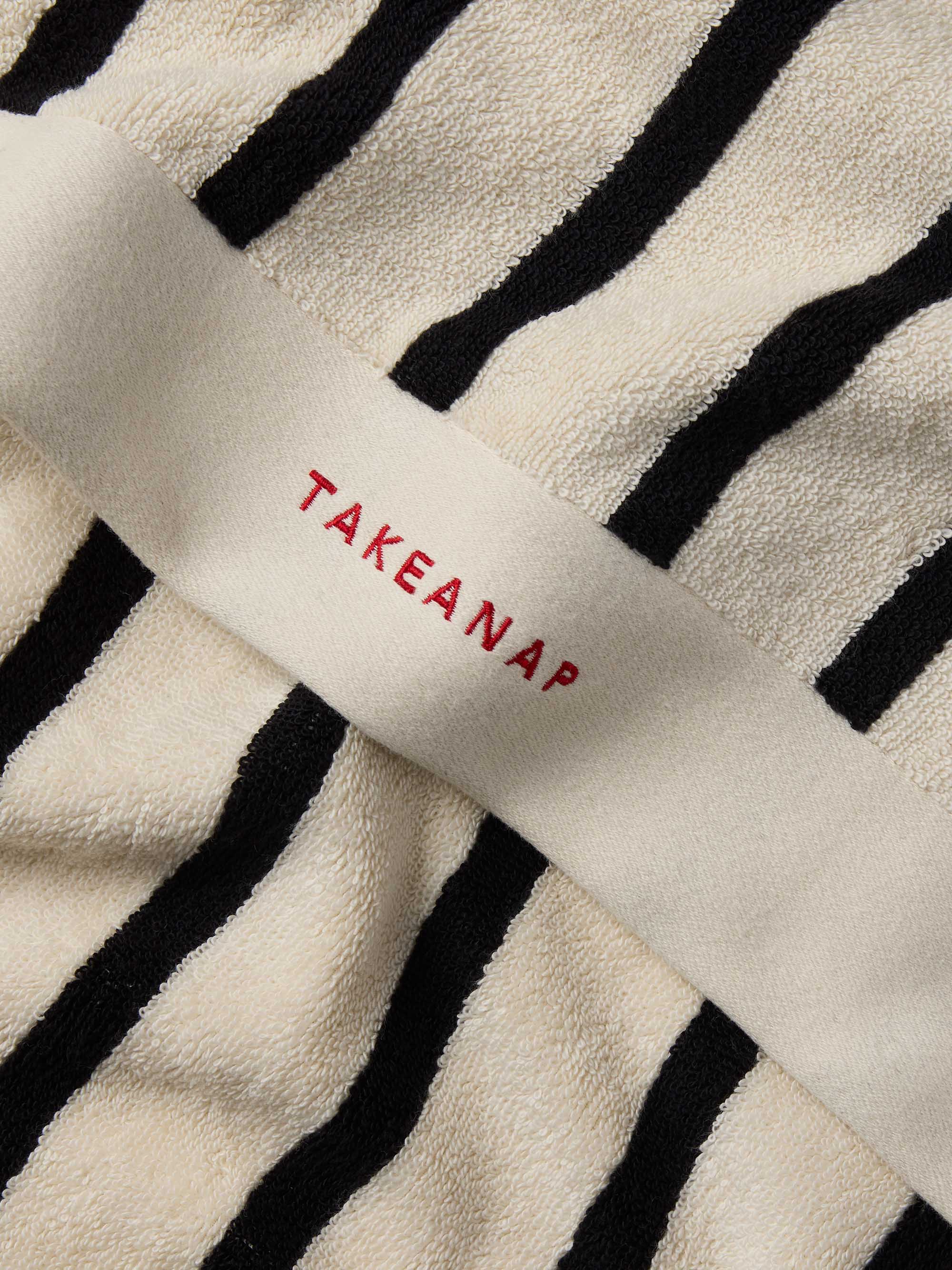 מגבות רחצה Stripes - שחור