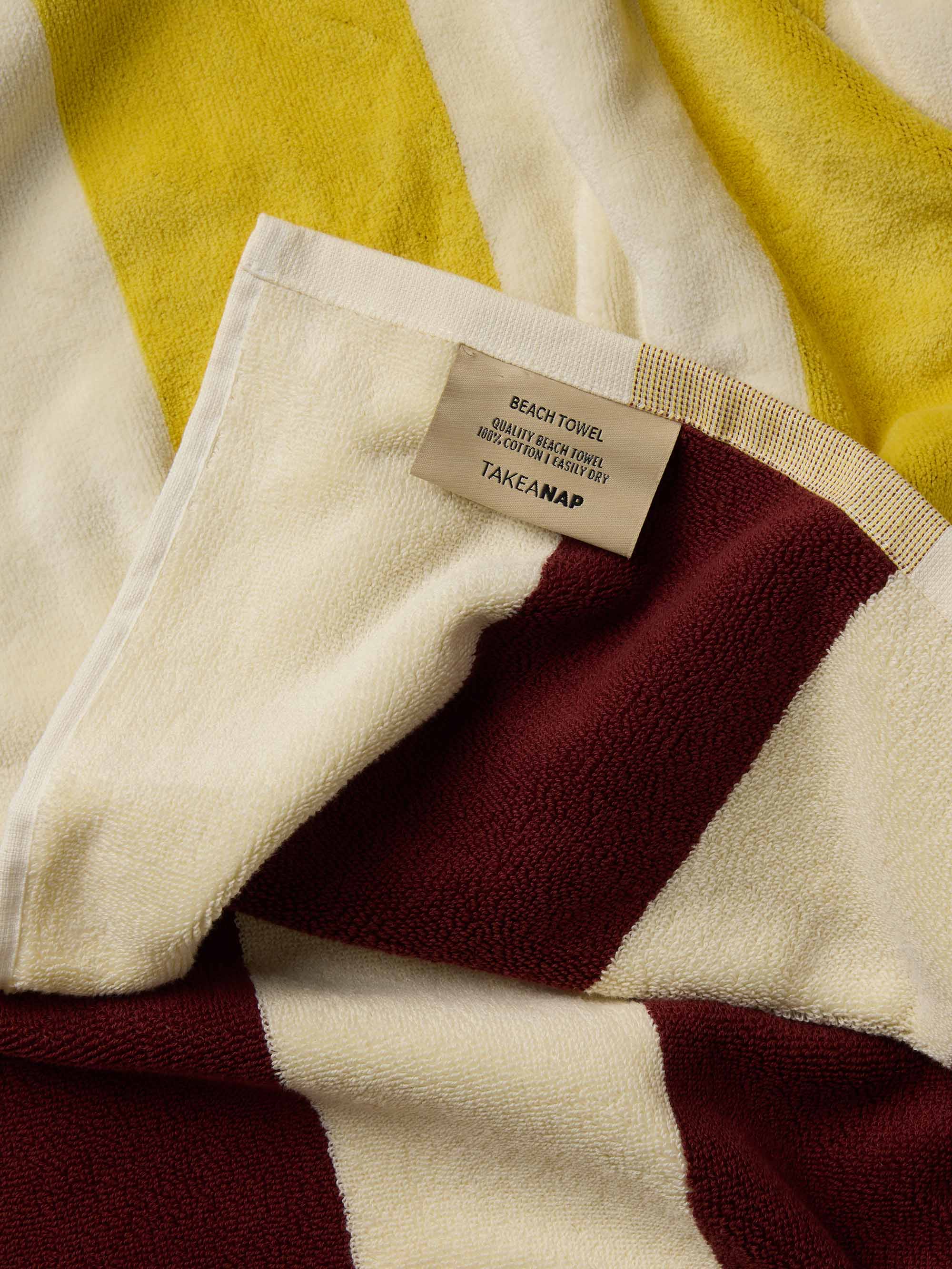 מגבת Royal - טבאקו-צהוב