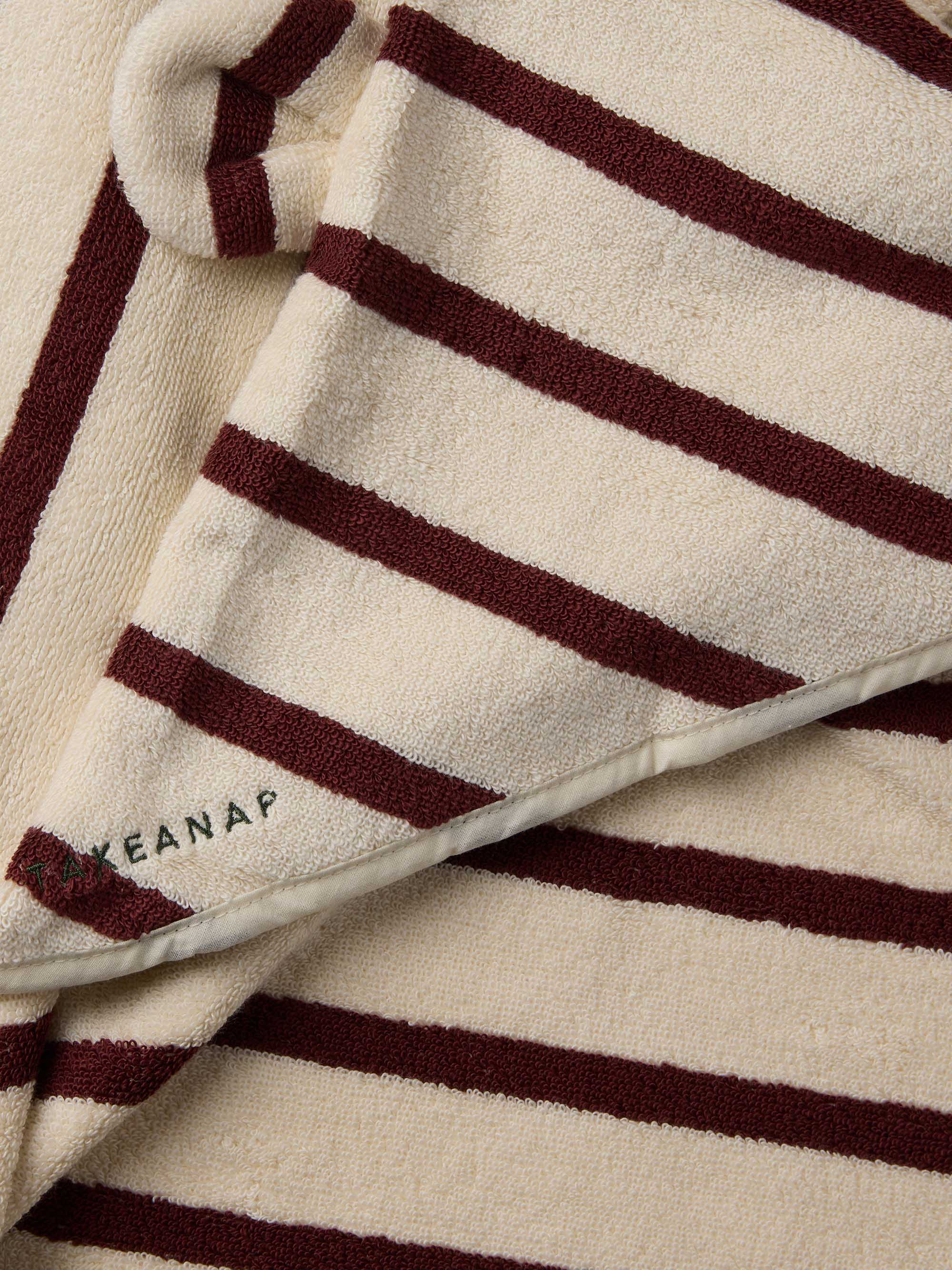 מגבת לתינוק Stripes - טאבקו