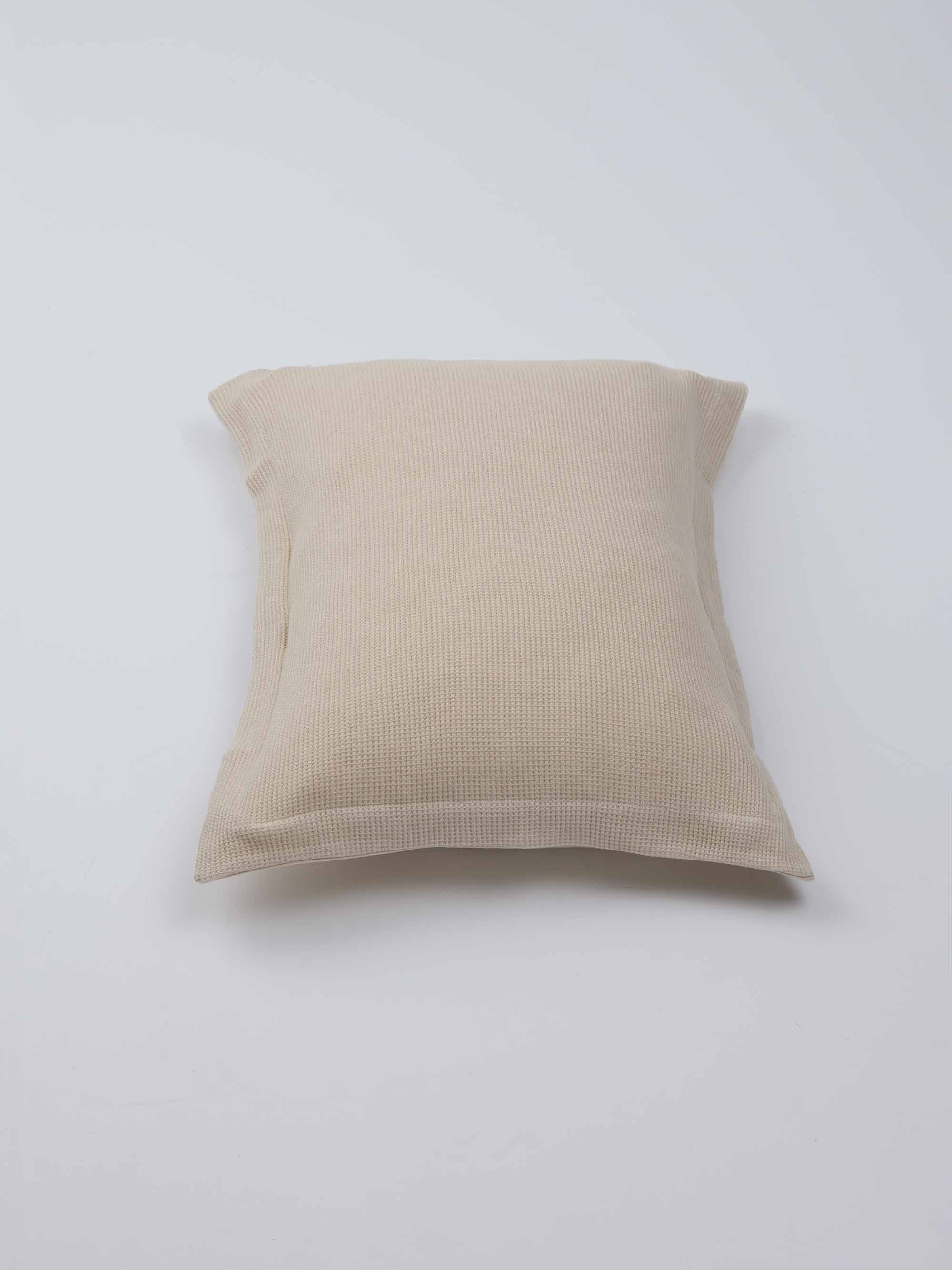 ציפית לכרית תינוק טריקו Jacquard - אבן