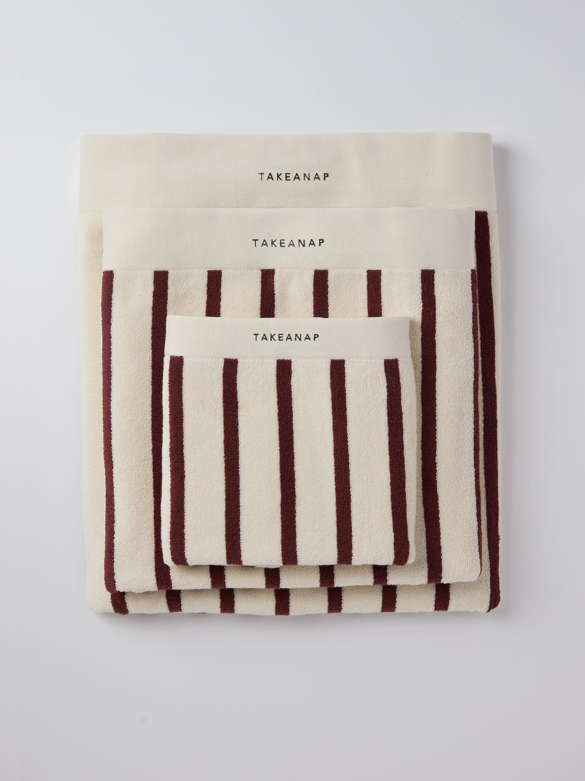 מגבות ידיים Stripes - טאבקו