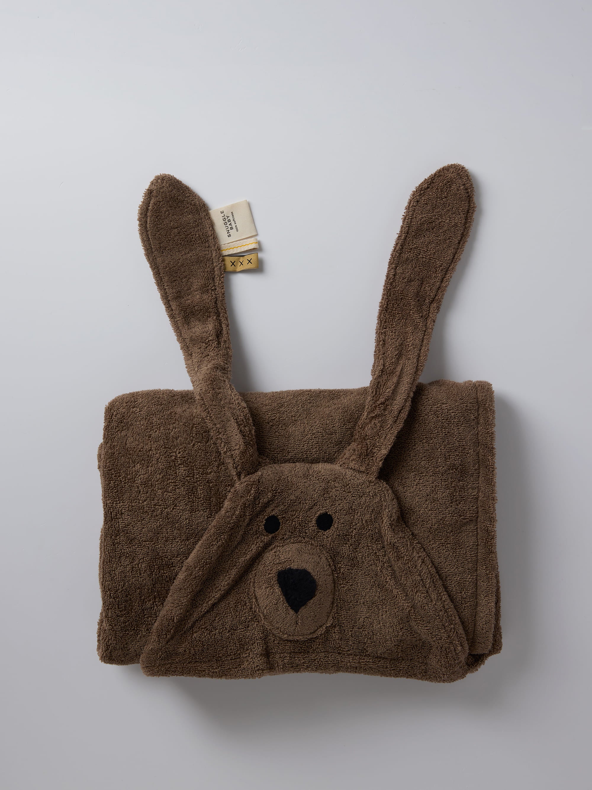 מגבת תינוק דובי בובי - מוקה