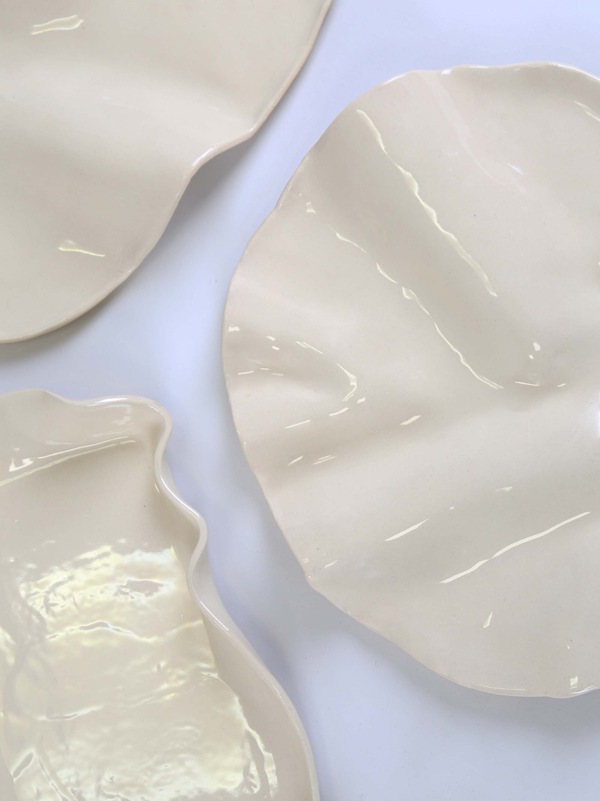 צלחת אירוח עגולה - אבן