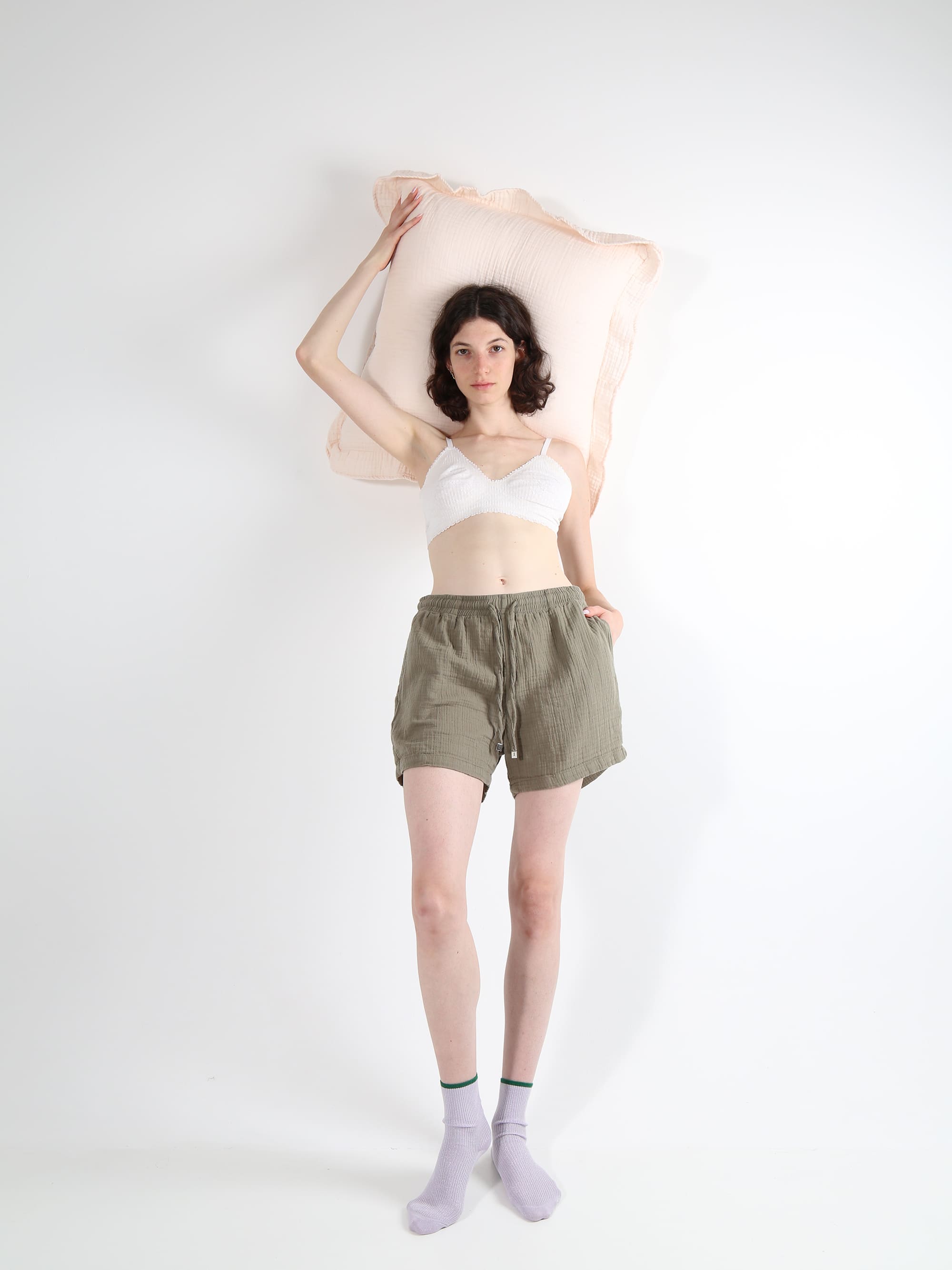 ציפית לכרית ריבוע Dream - פאודר