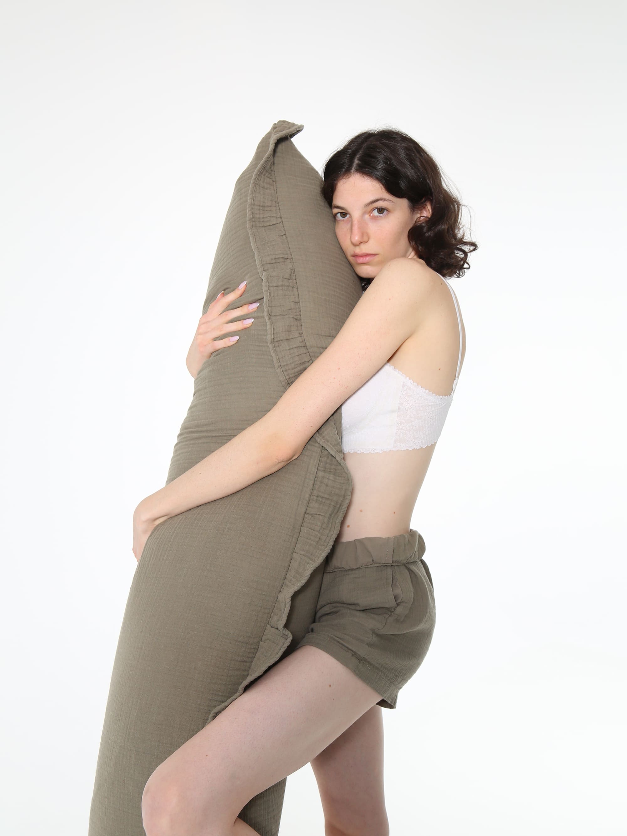 ציפית לכרית ארוכה טטרה Dream - זית