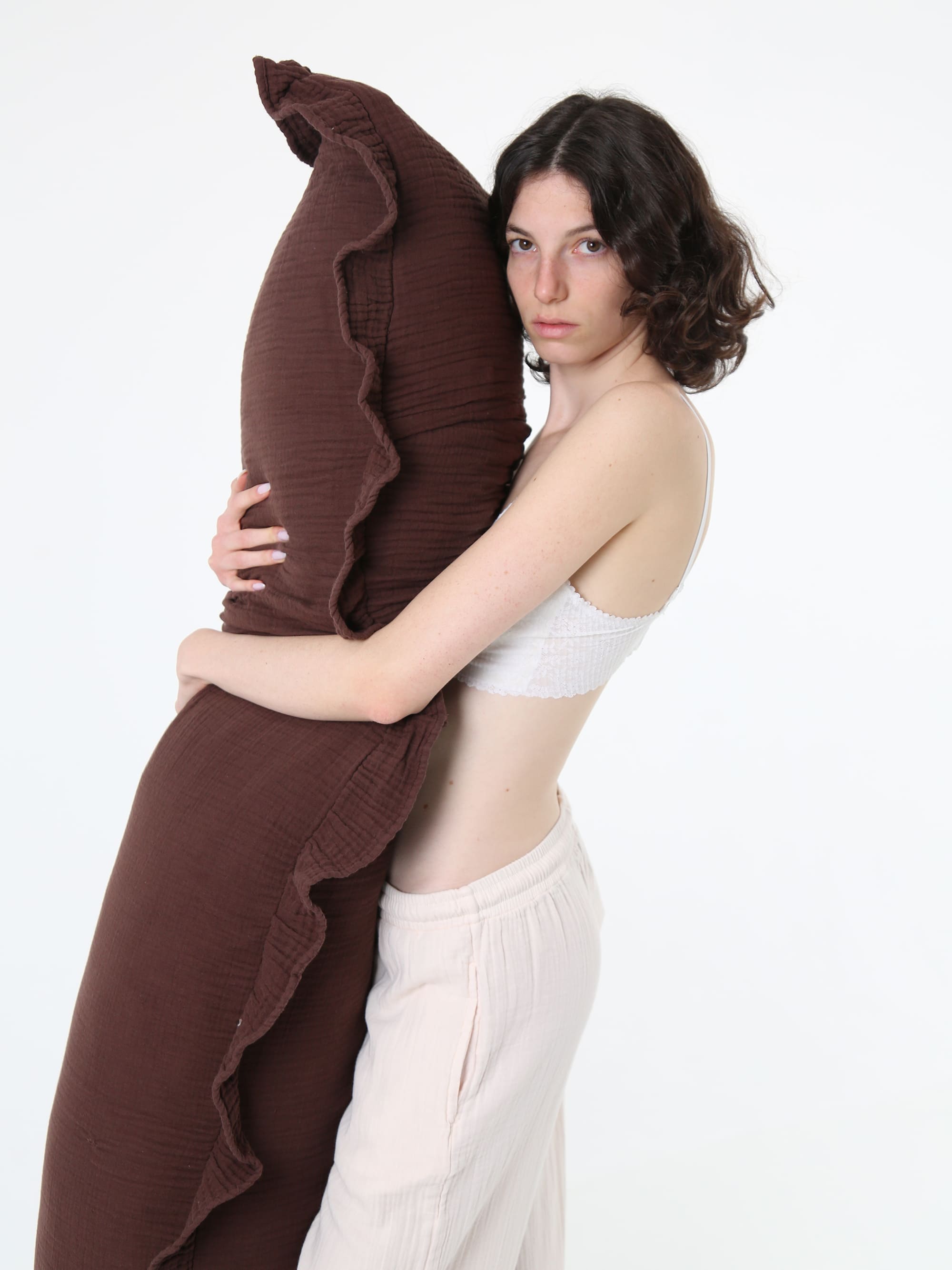 ציפית לכרית ארוכה טטרה Dream - בראוני