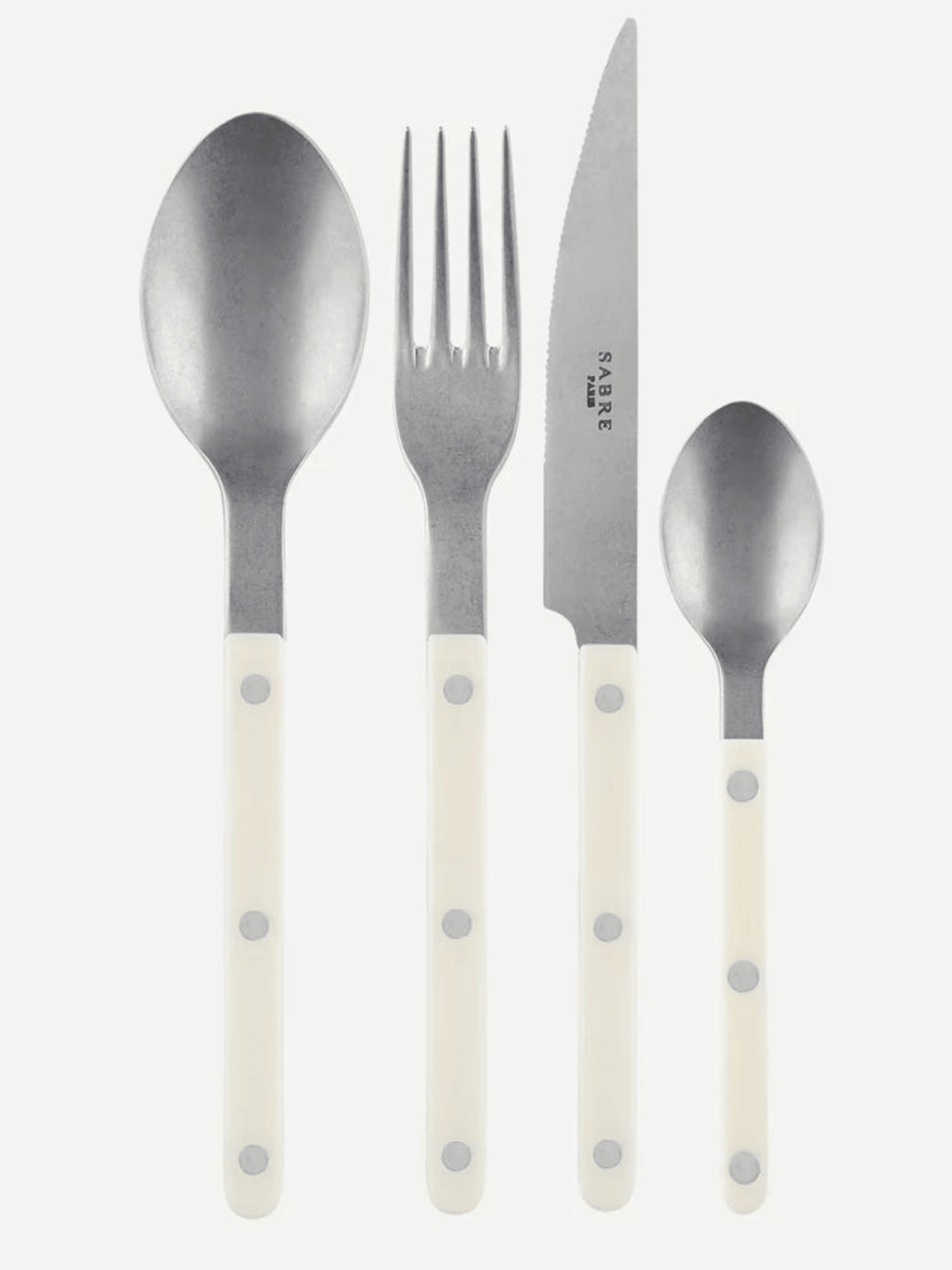 סט סכו"ם SABRE וינטג' - שנהב