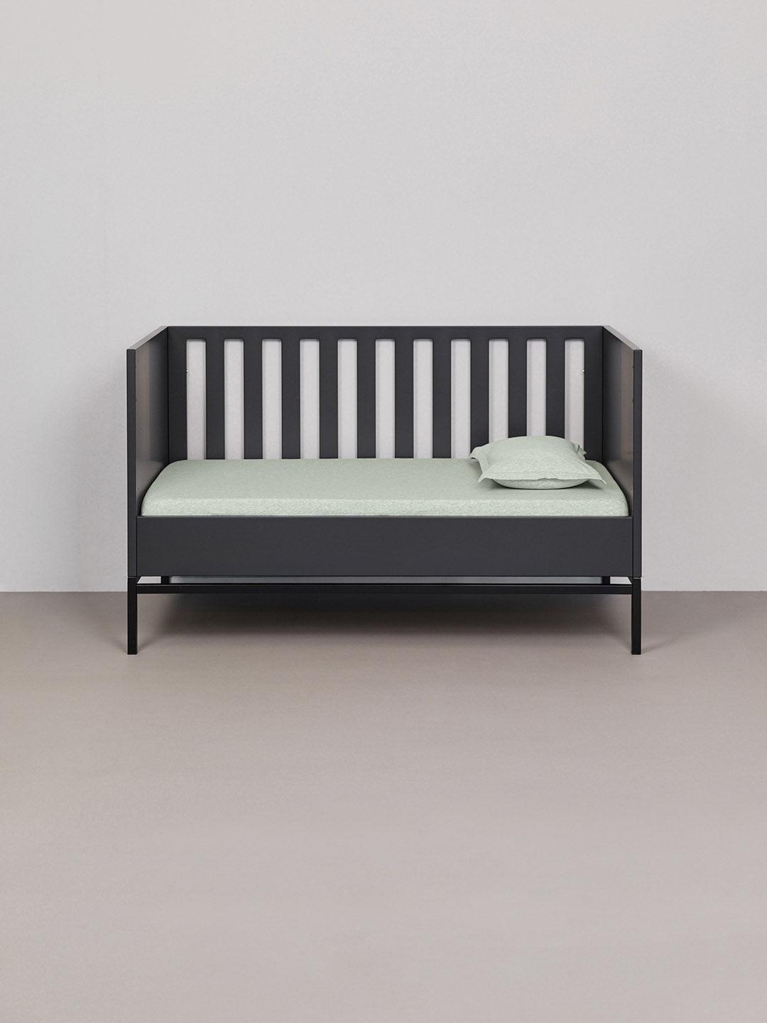 ציפית לכרית תינוק טריקו Melange - ירוק מלאנג'