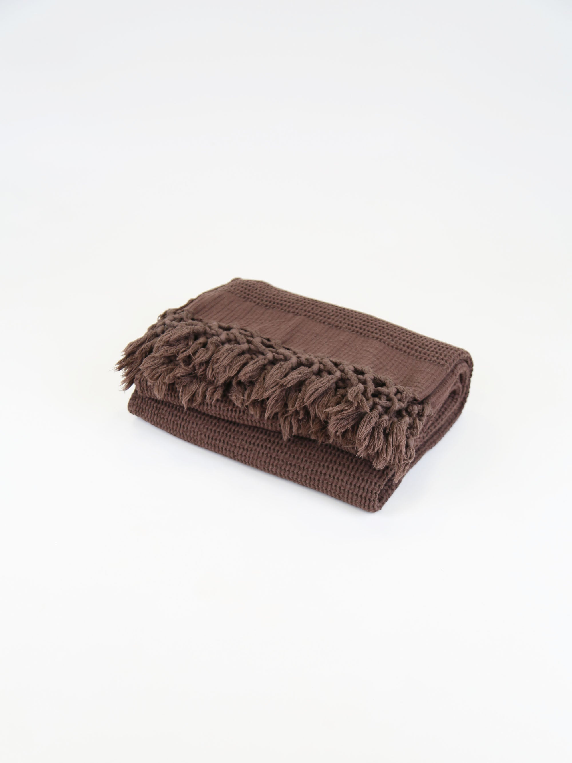 שמיכת סלון BAMBOO - חום