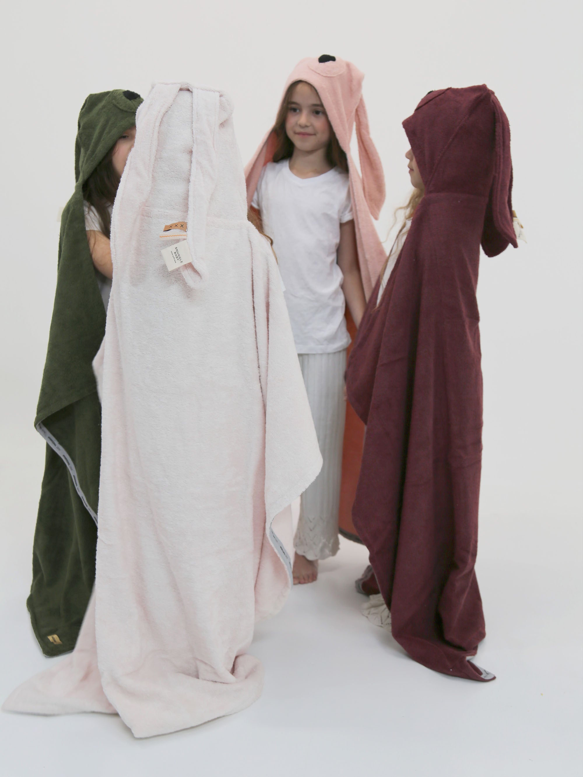 מגבת תינוק דובי בובי - פאודר