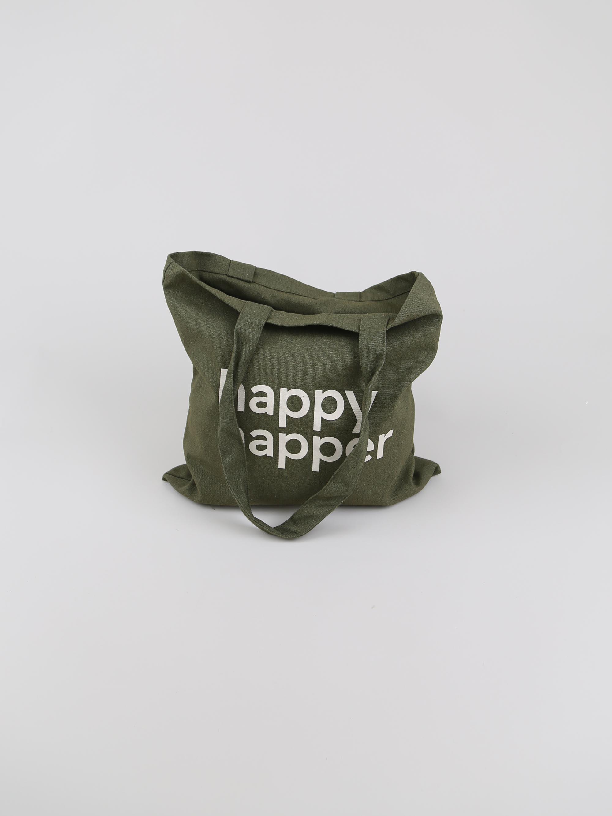 תיק קניות בד זית