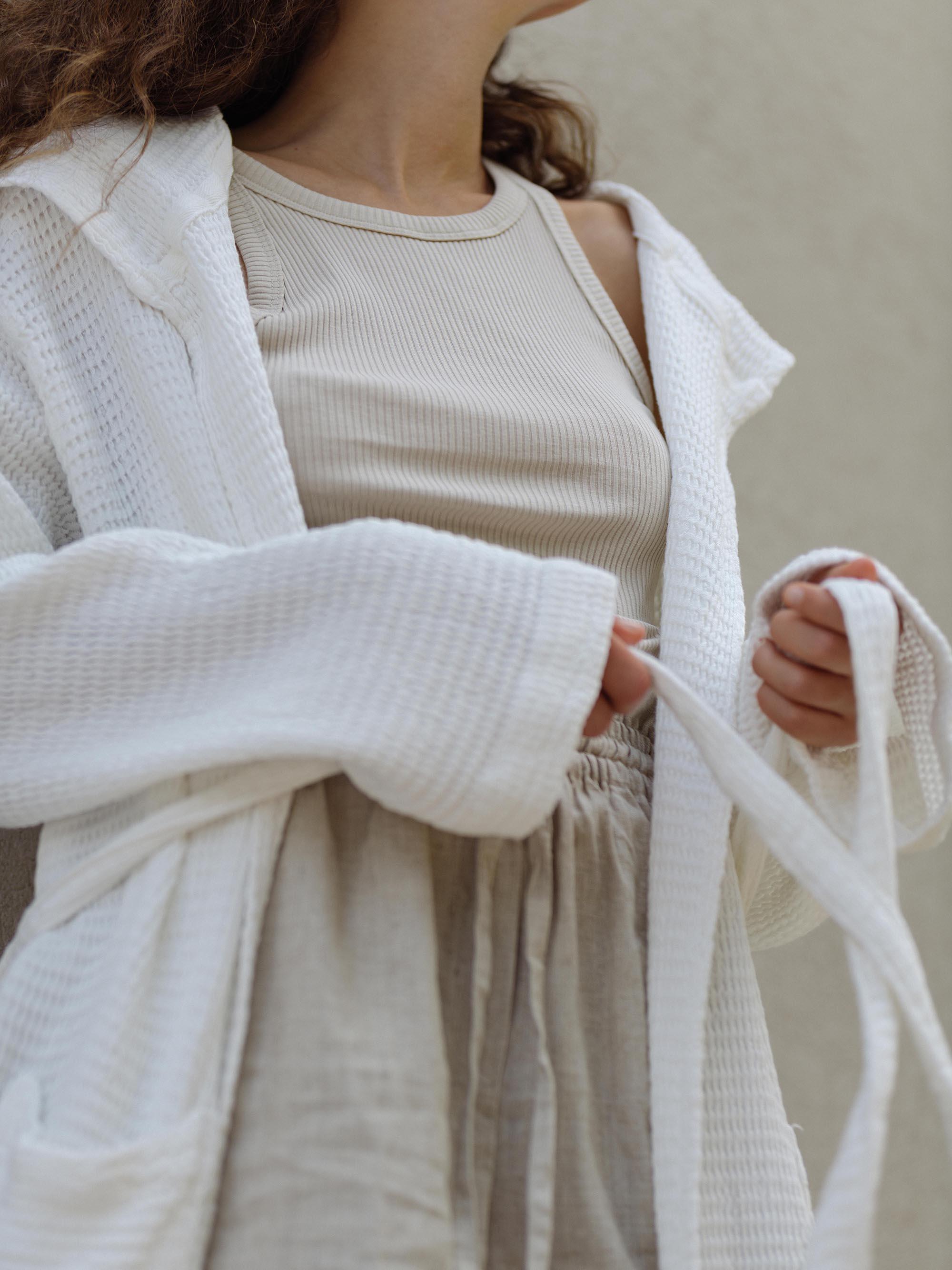 חלוק BAMBOO - שנהב