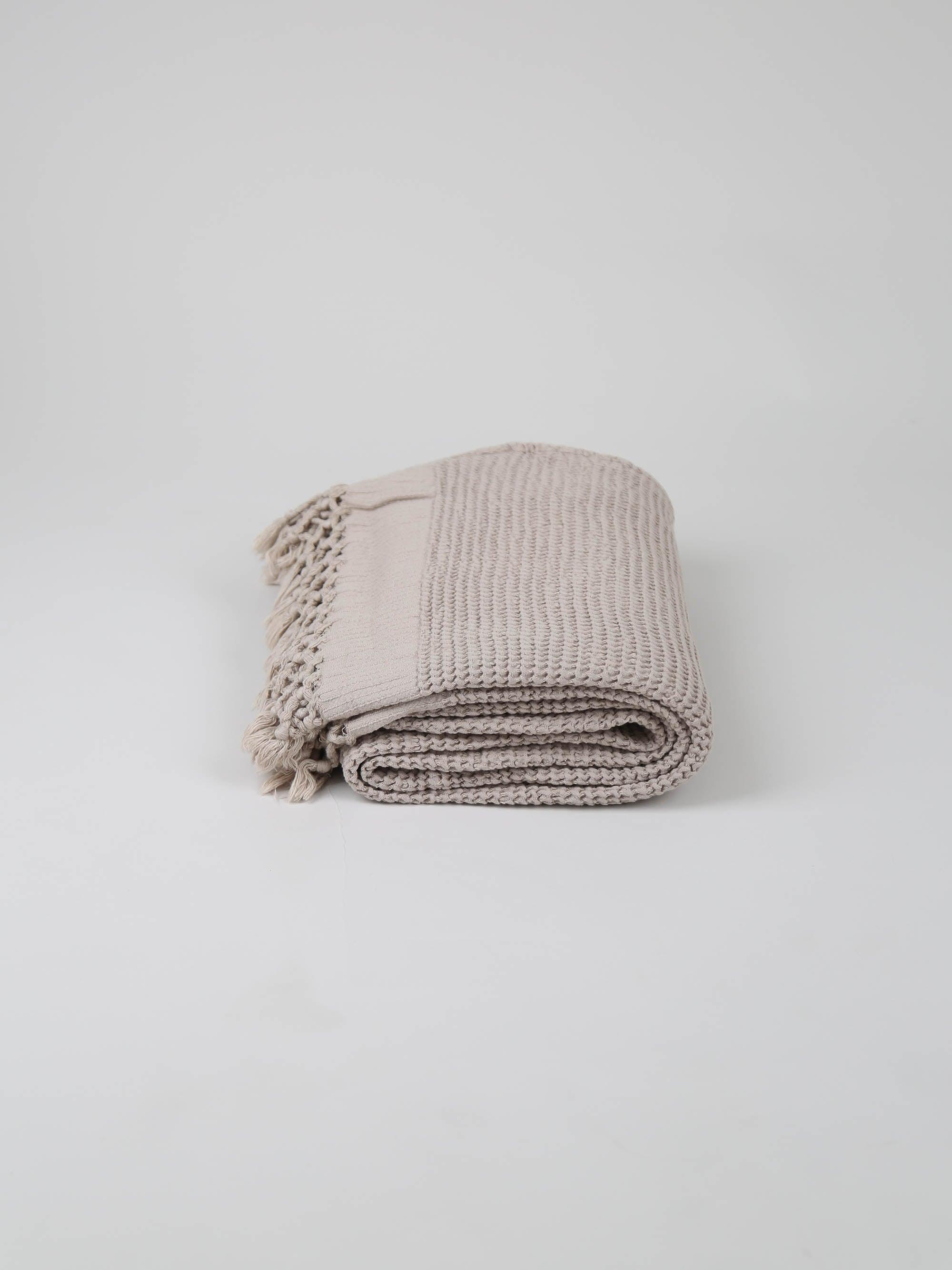 שמיכת סלון BAMBOO - אבן