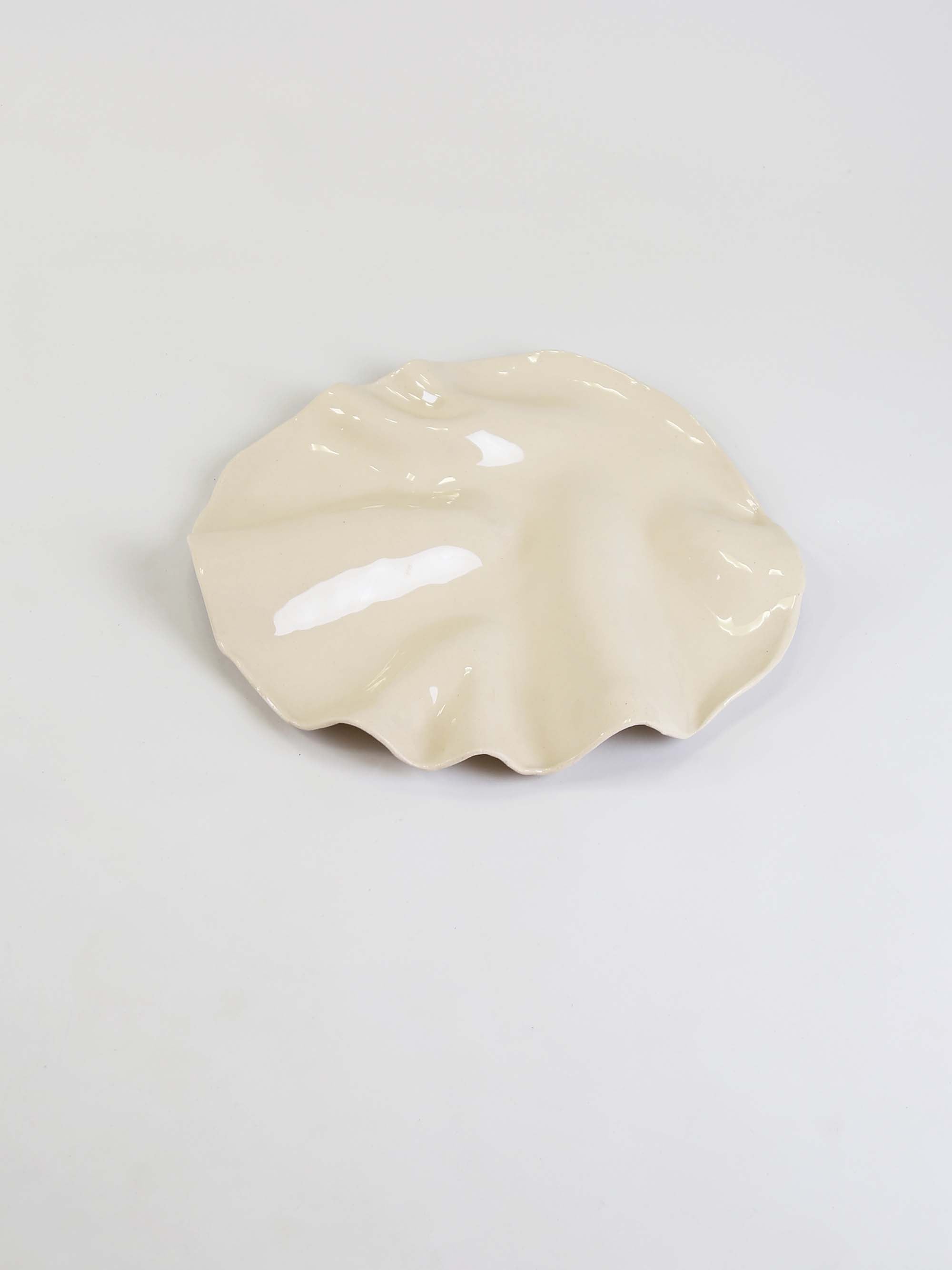 צלחת אירוח עגולה - אבן