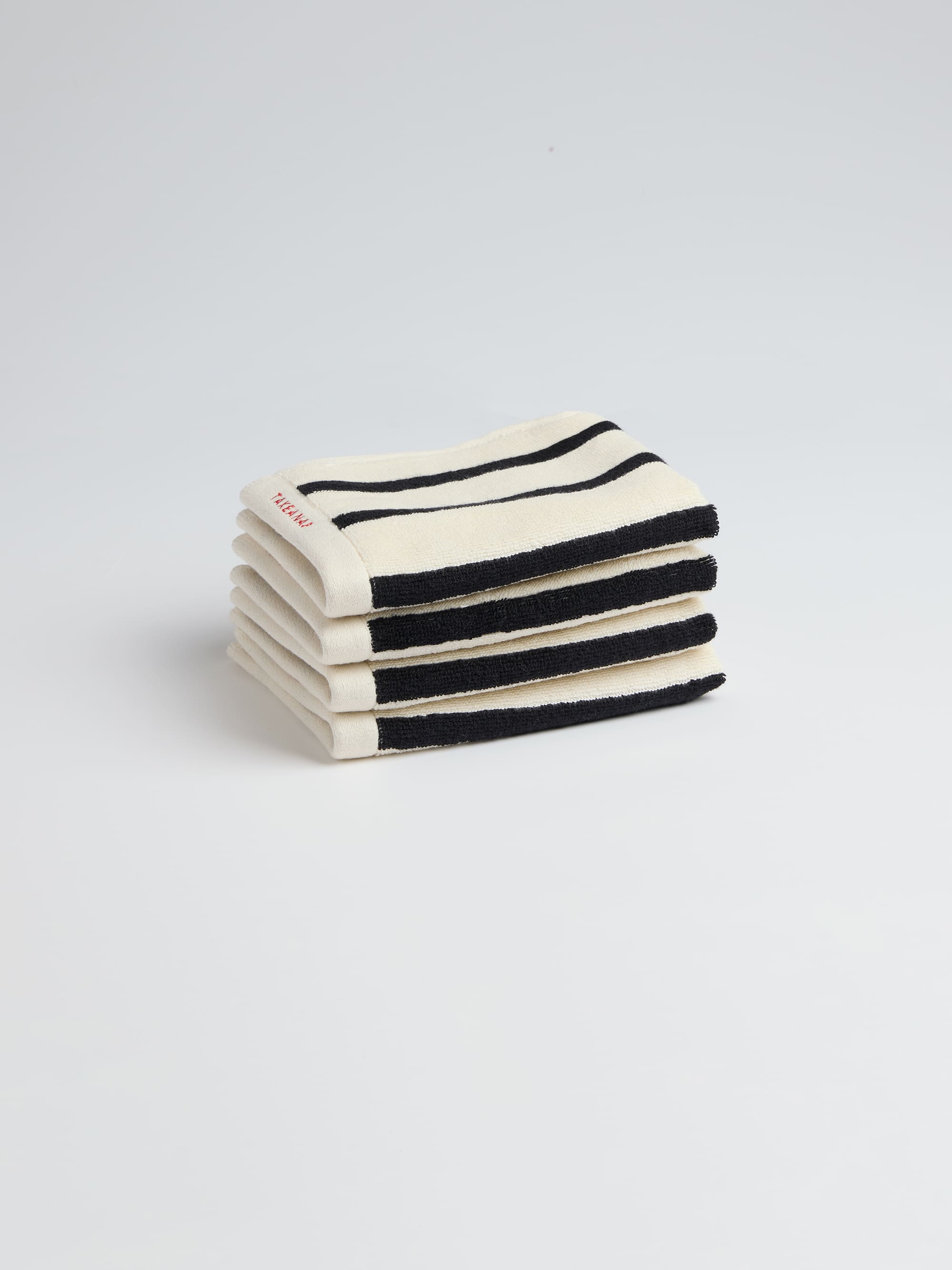מגבות ידיים Stripes - שחור