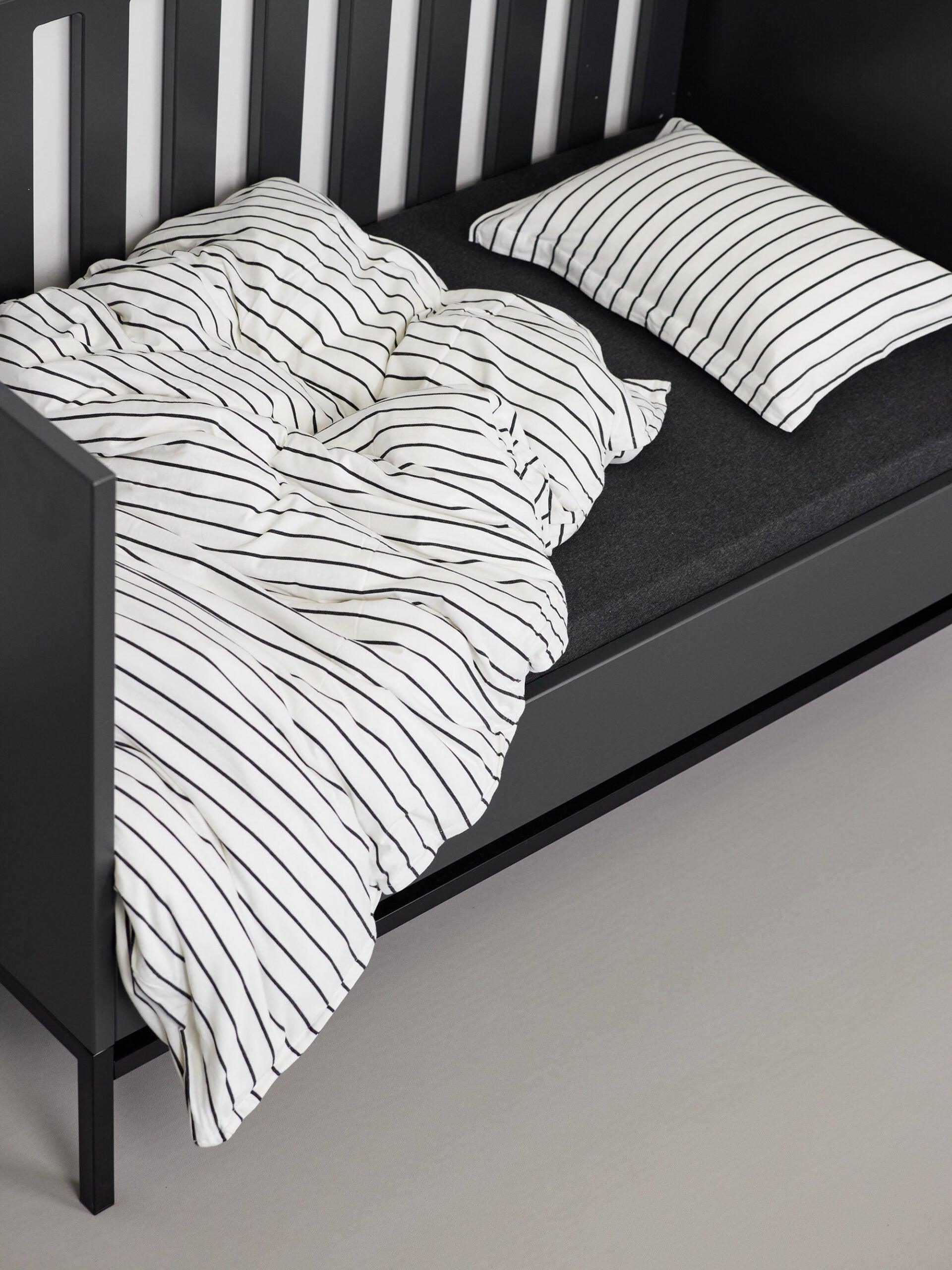 מצעים לתינוק ג'רסי Stripes - מרינגו מלאנג'