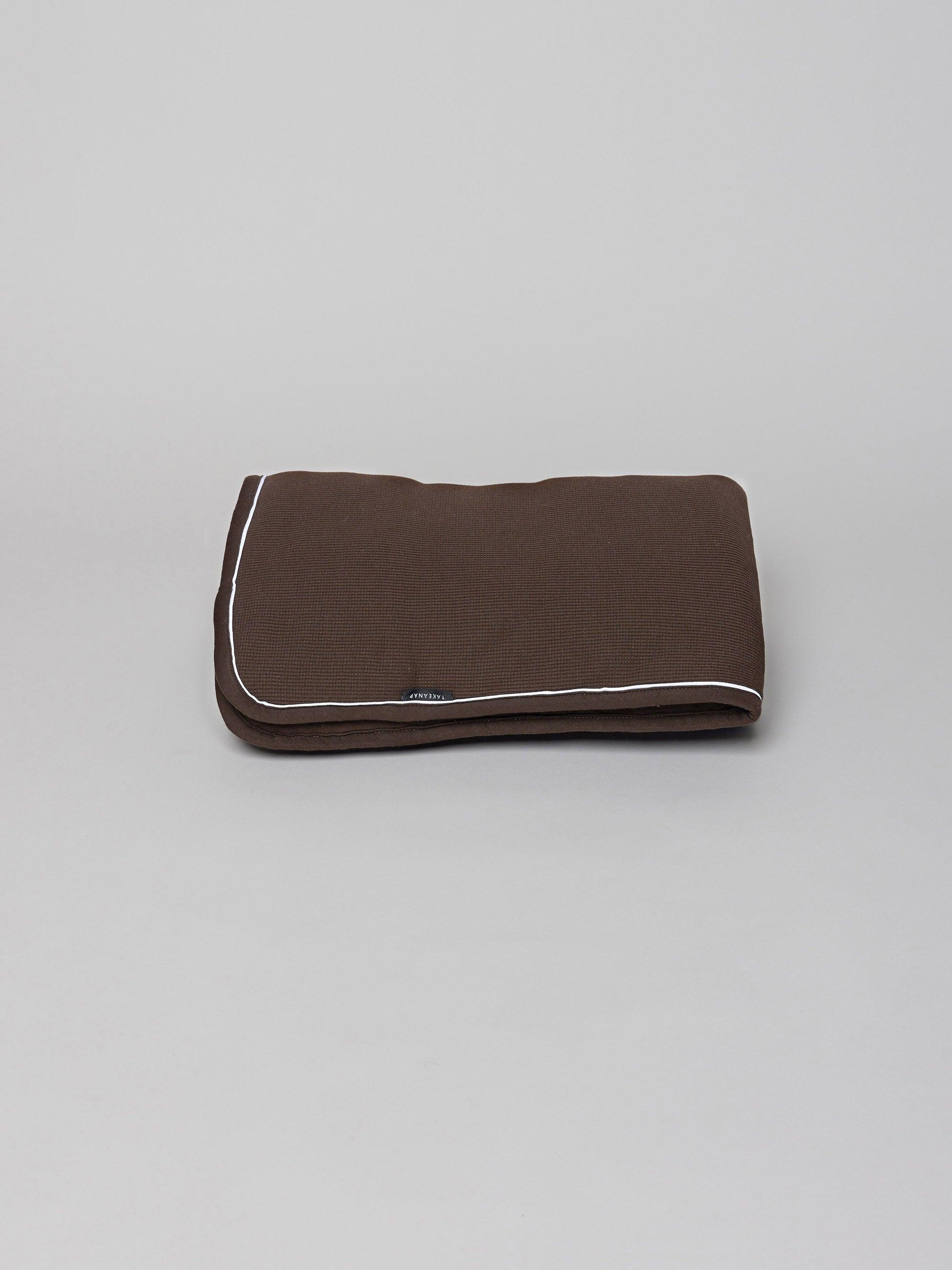 שמיכת סופט טריקו לתינוקות Jacquard - חום