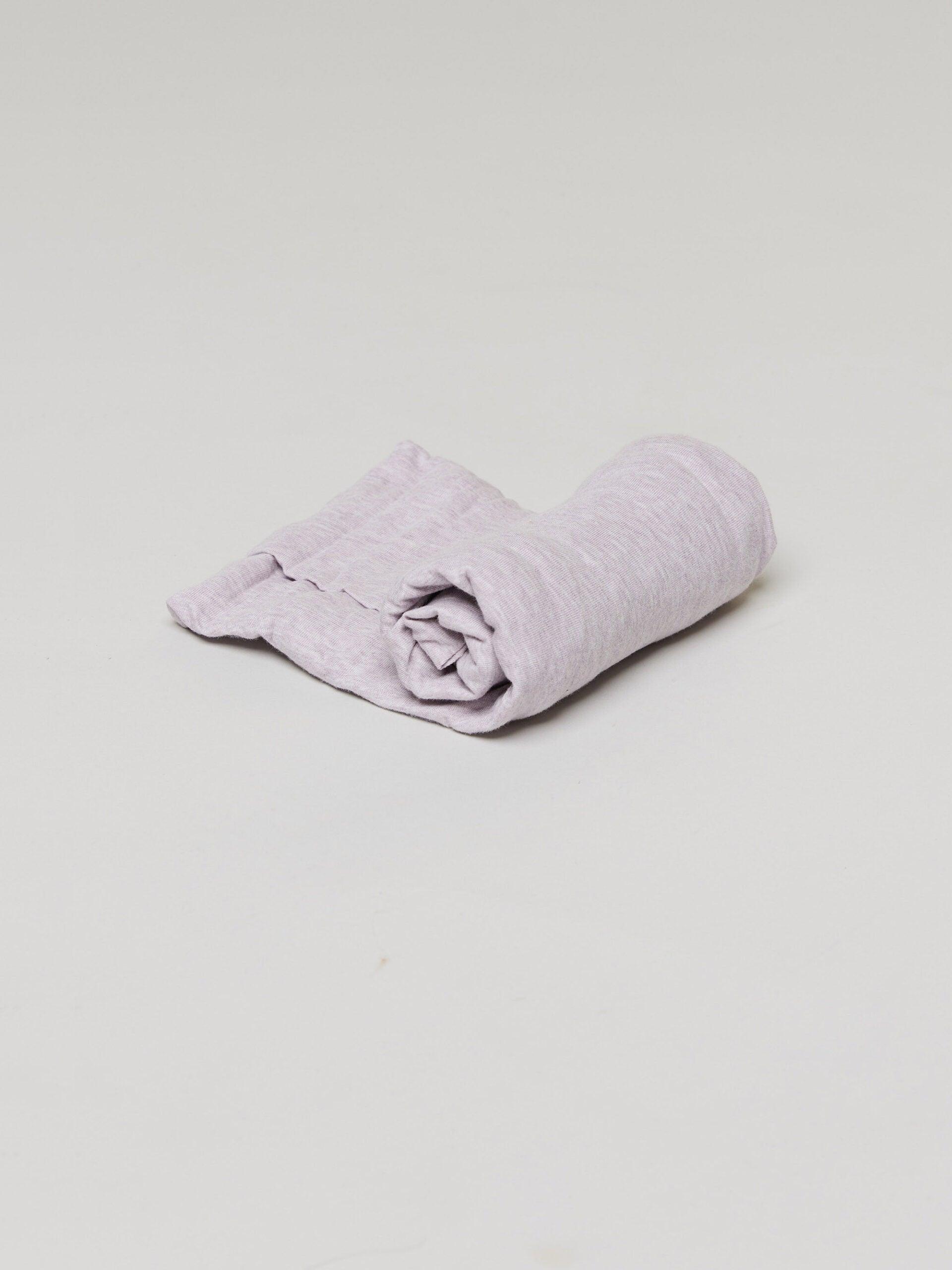 סדינים לתינוק טריקו ג׳רסי Melange - סגול מלאנג'