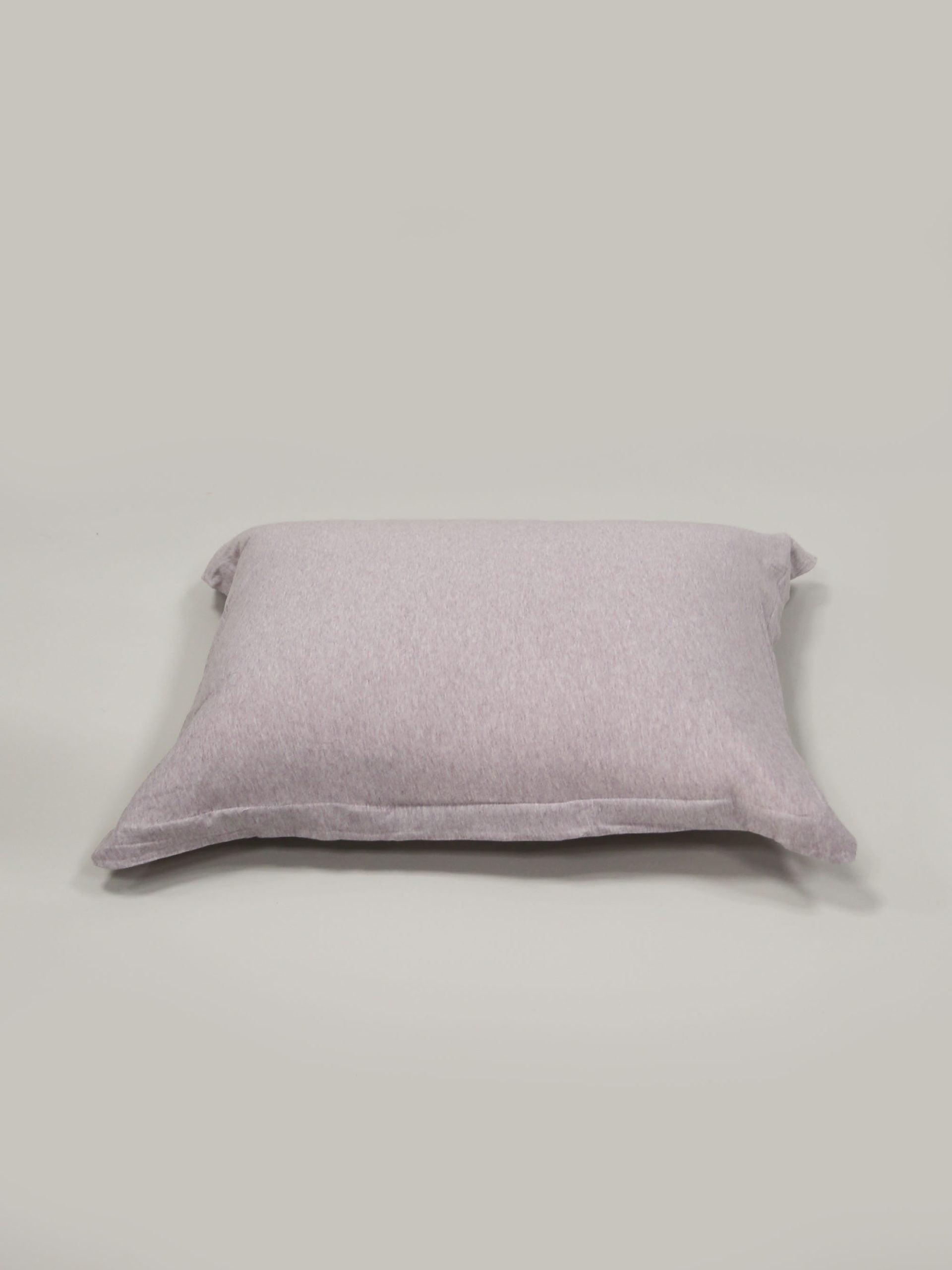 ציפית לכרית טריקו Melange - סגול מלאנג'