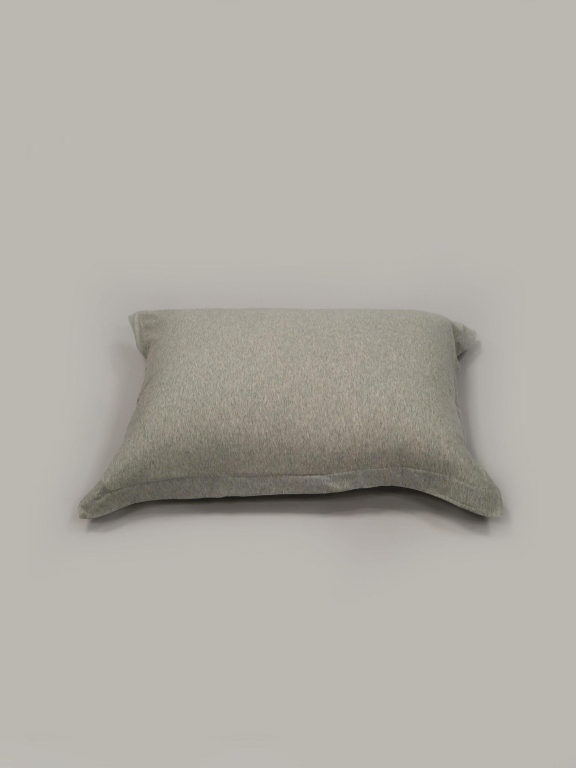 ציפית לכרית טריקו Melange - ירוק מלאנג'