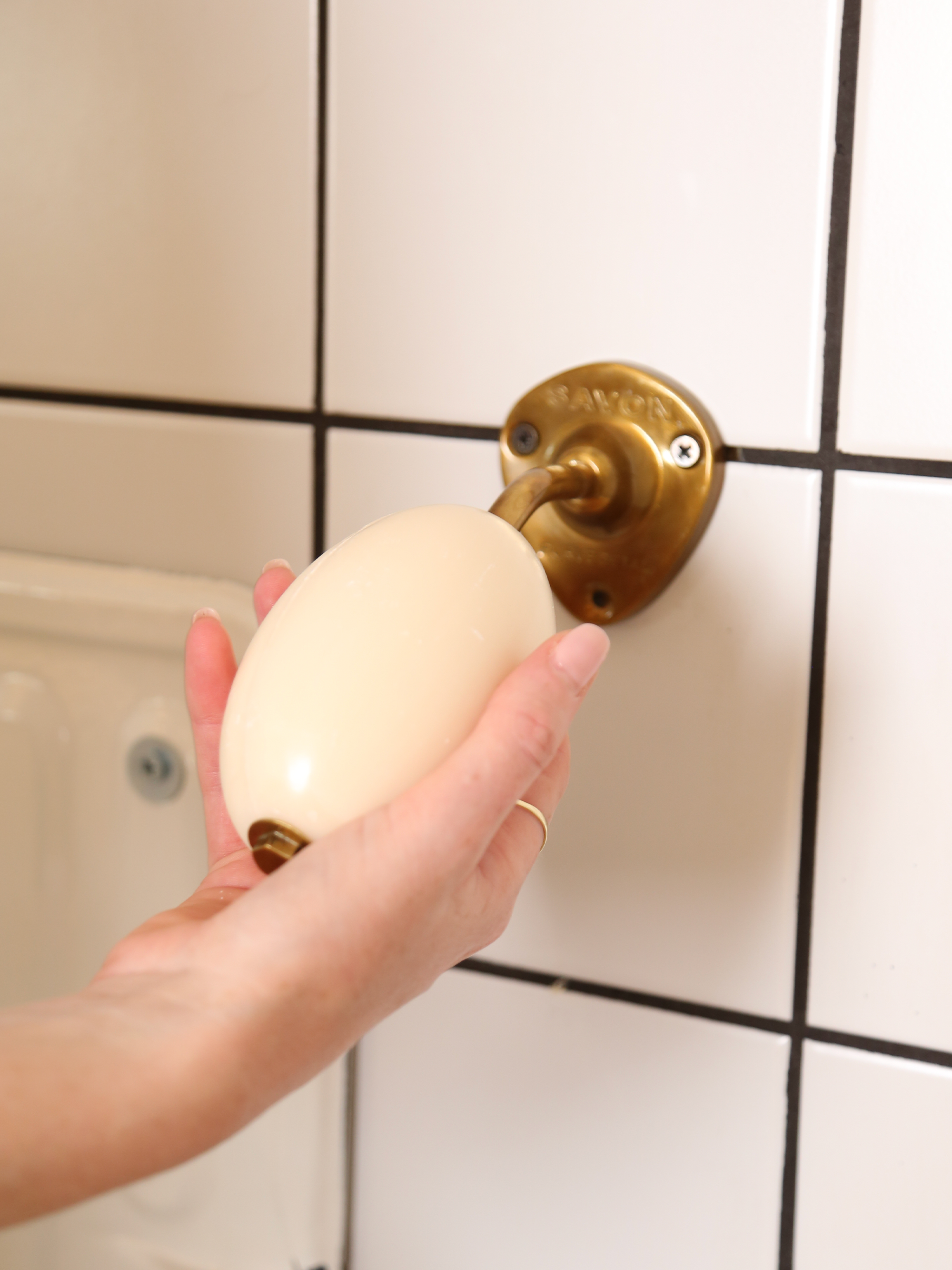 סבון ידיים קשיח עם מתקן La Savonnerie