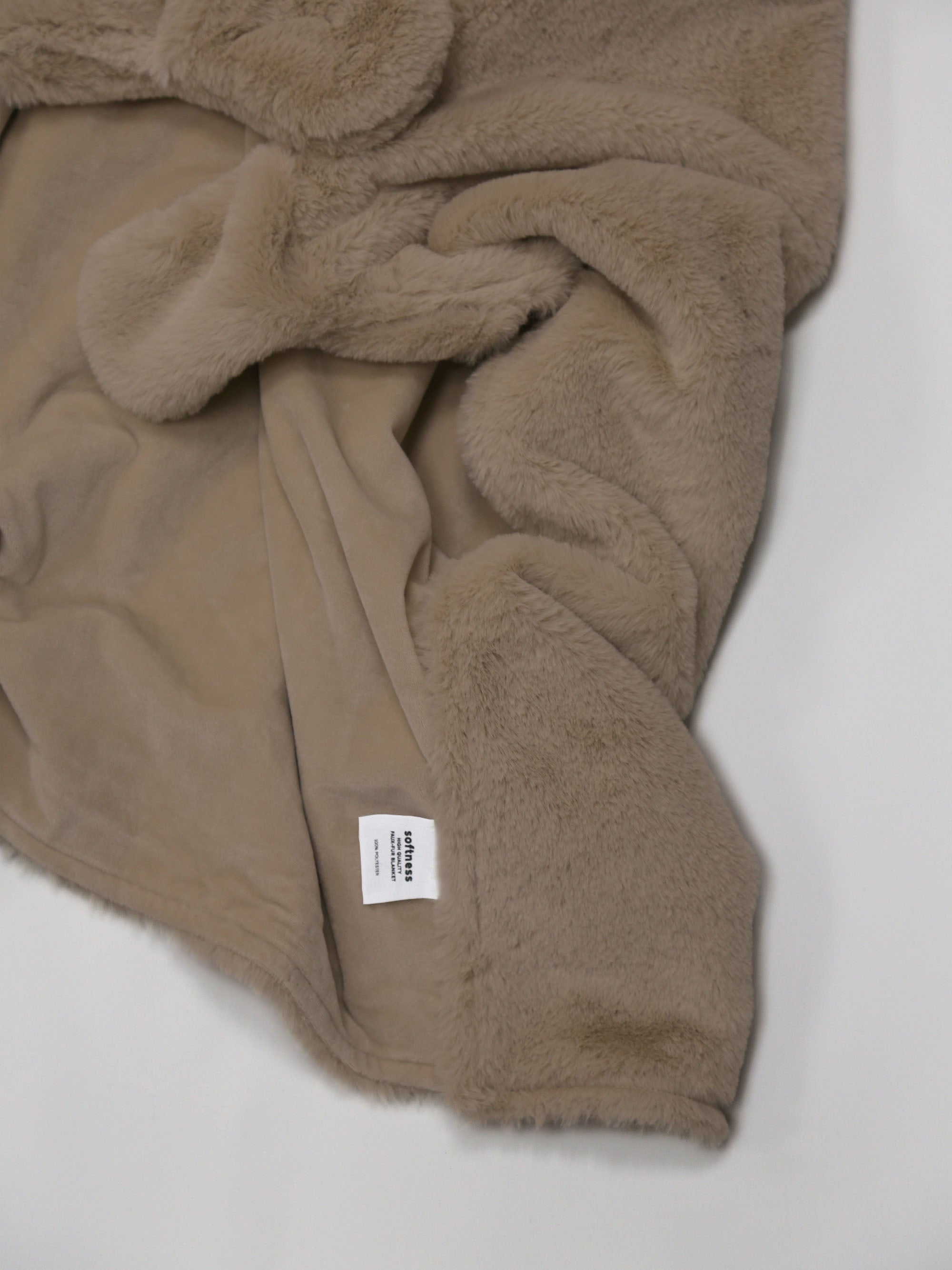 שמיכת כירבול לתינוק Softness - מוקה