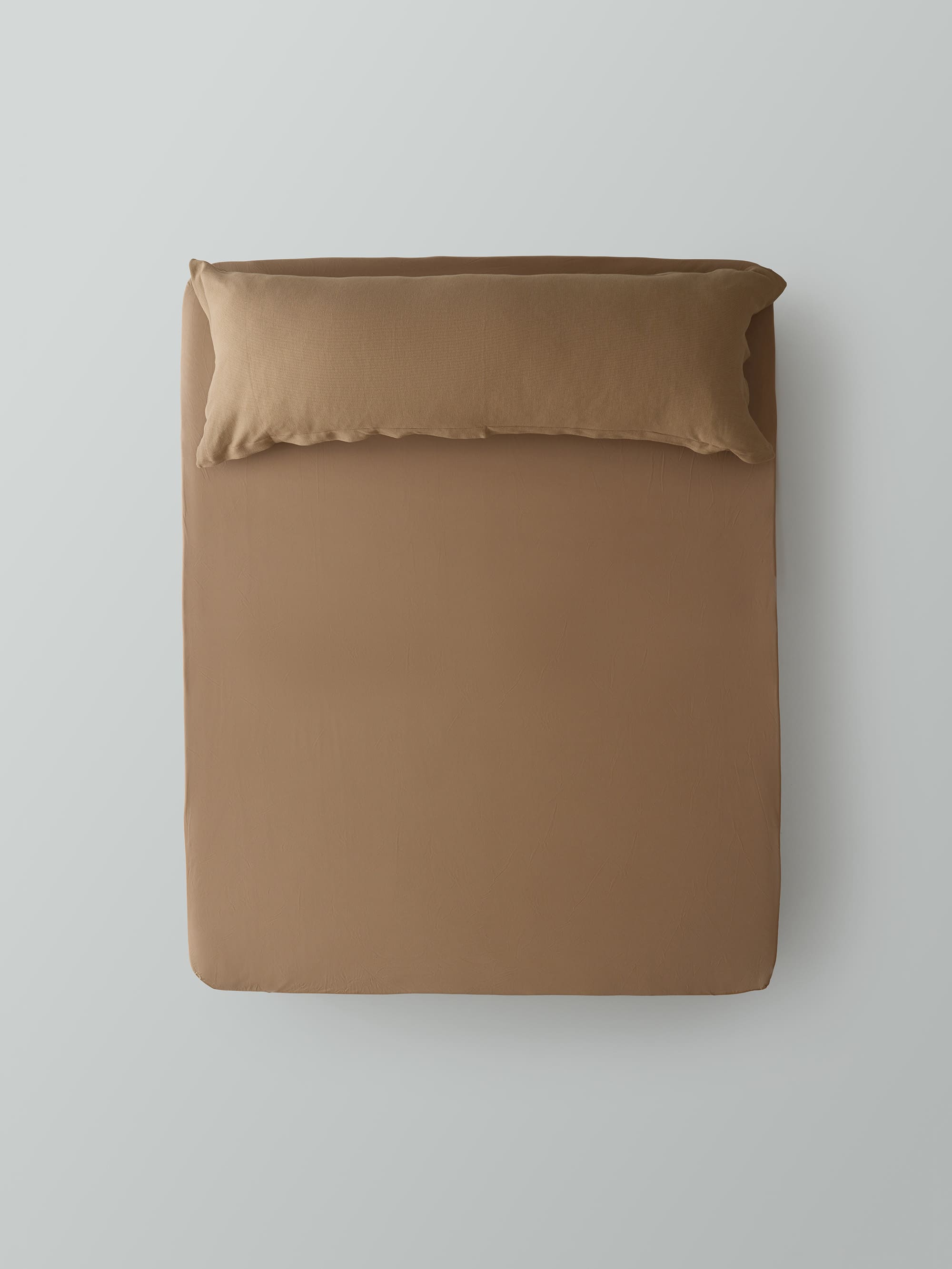 סדין ג'רסי - מוקה