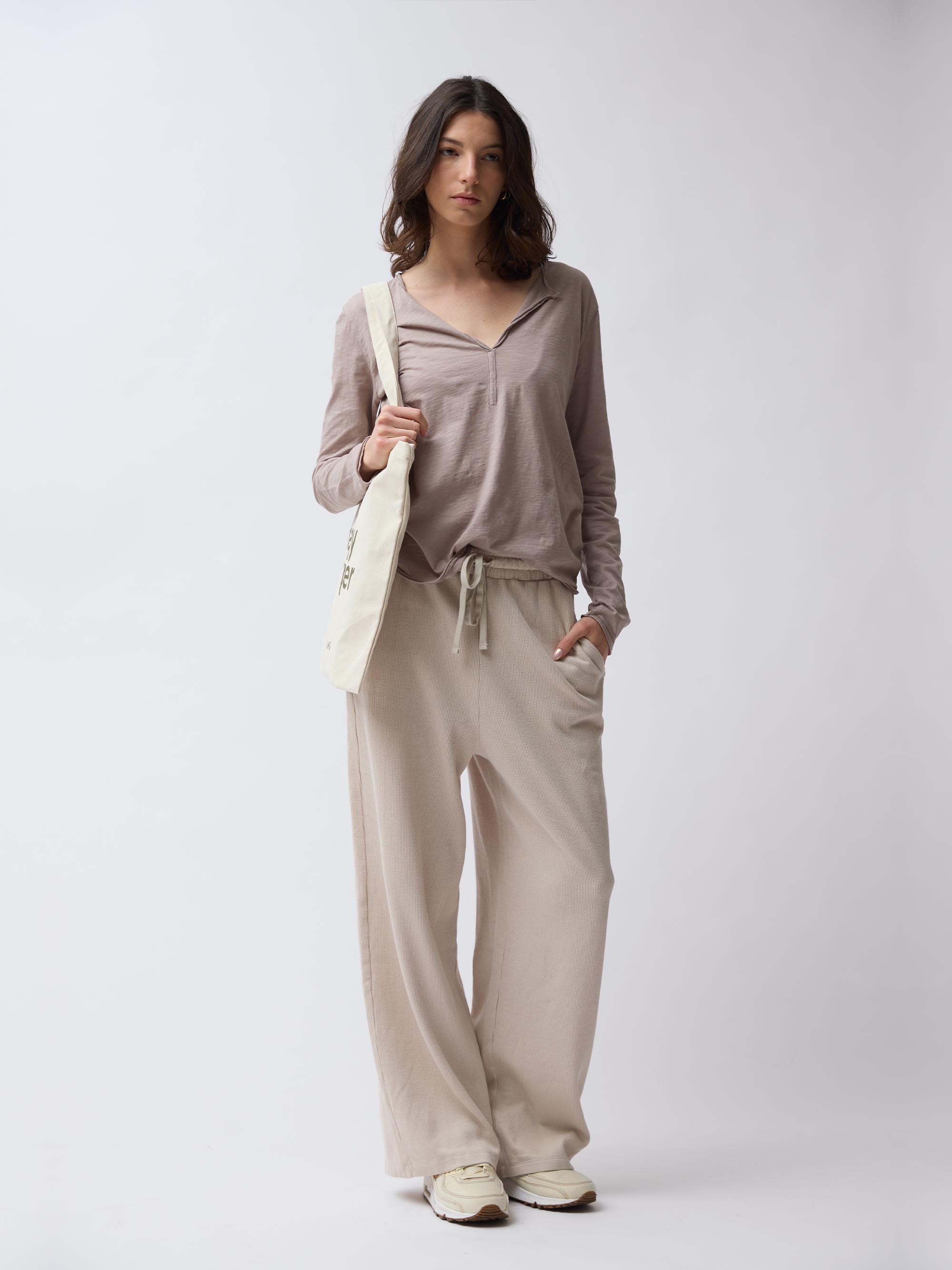 חולצת שינה SLUB - גרייג'