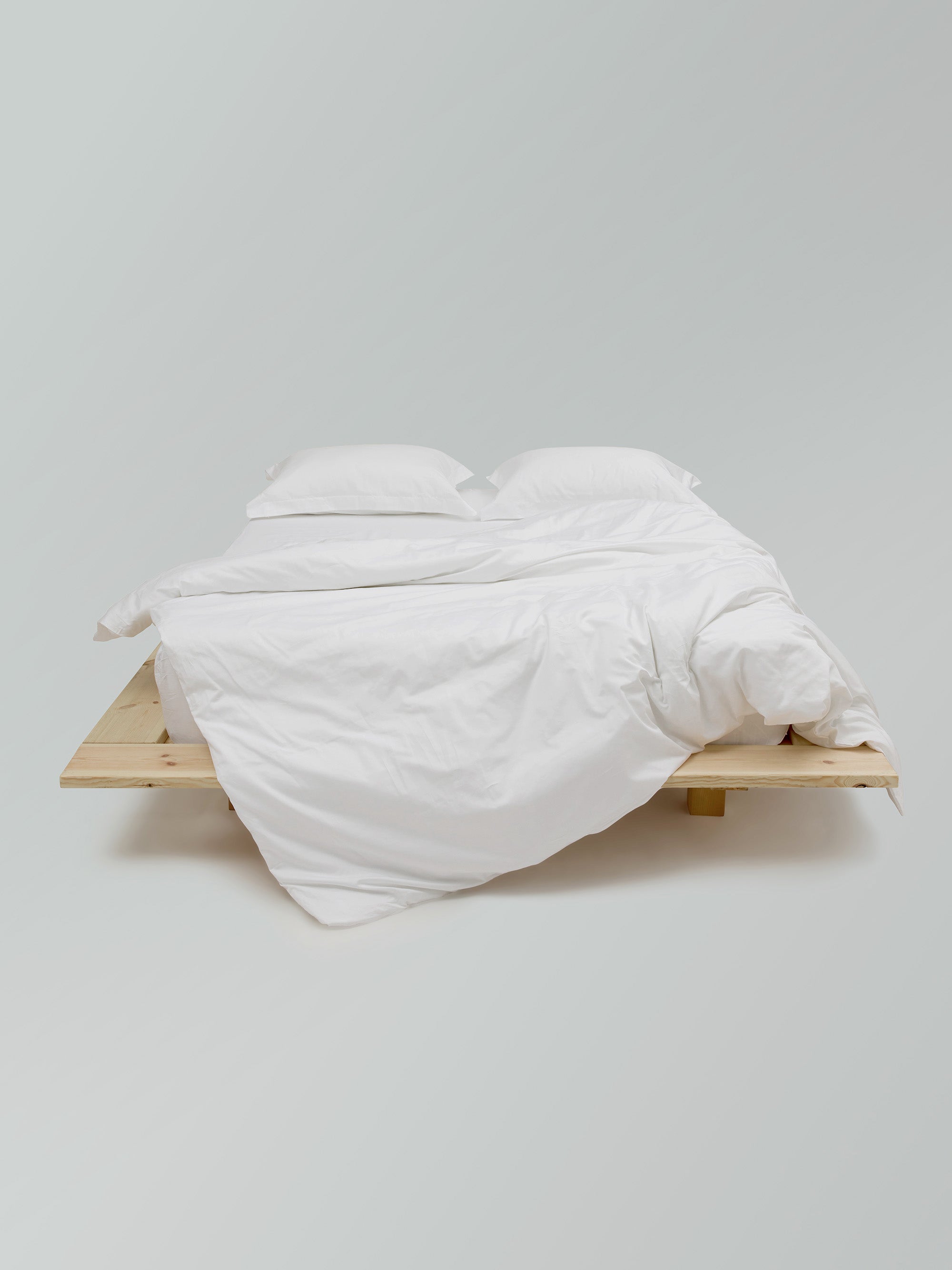 ציפה וציפיות סאטן 600 Oxford - לבן