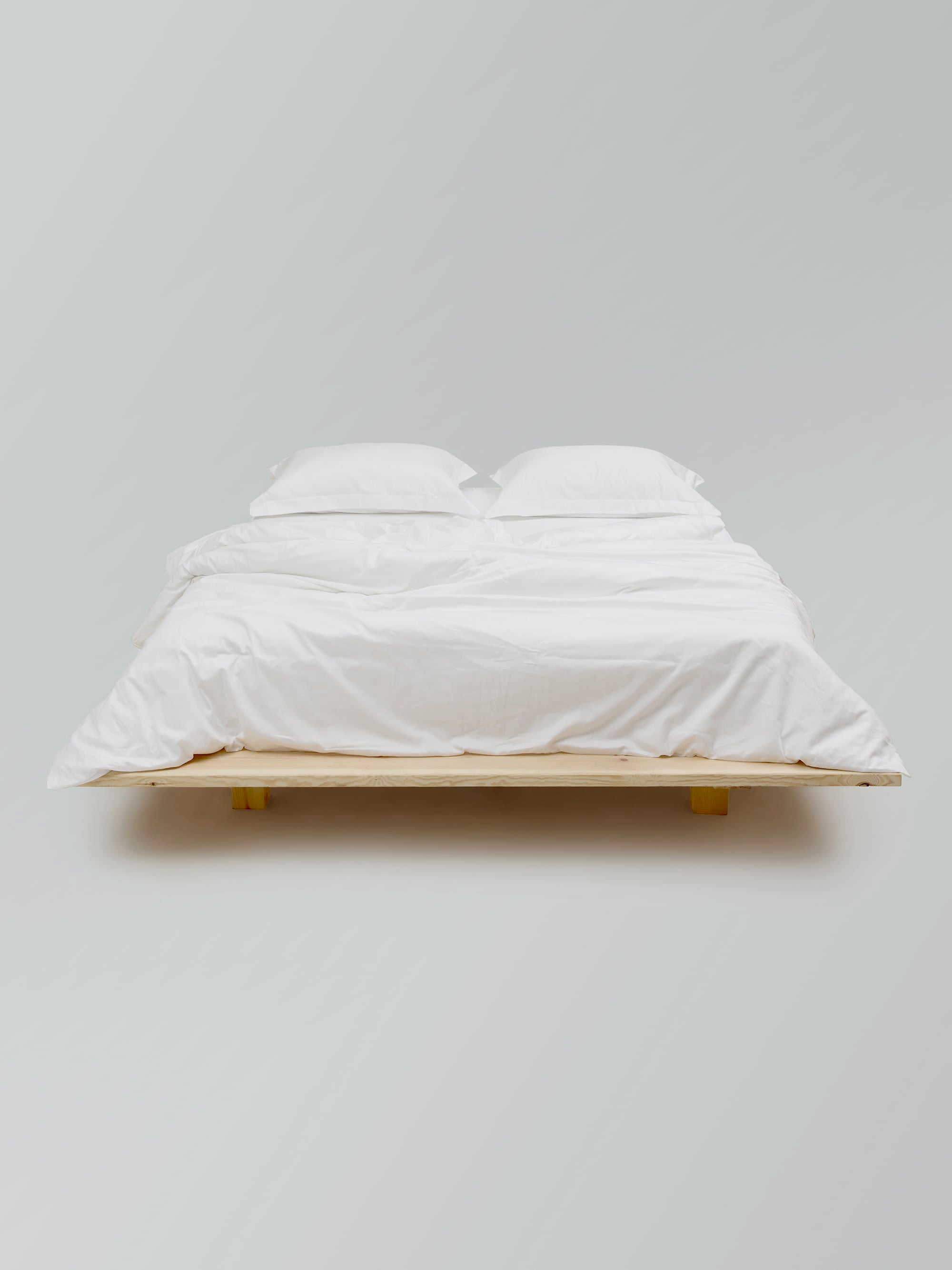 ציפה וציפיות סאטן 600 Oxford - לבן